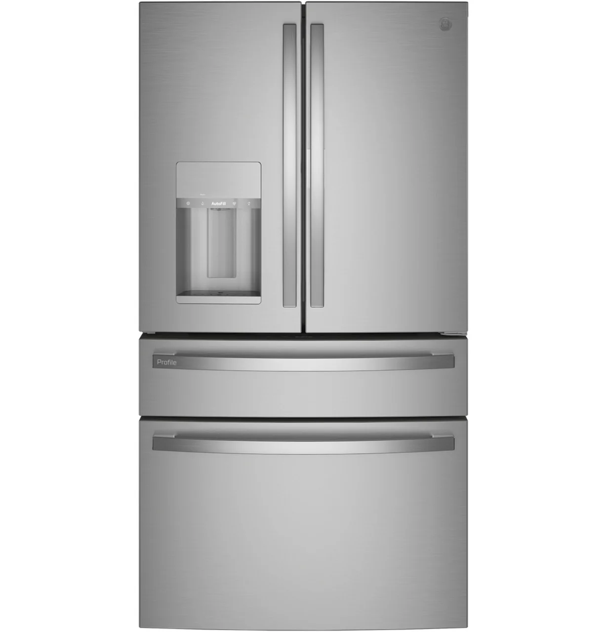 GE Profile 27.9 cu. ft. Smart 4-Door French-Door Refrigerator with Door-in-Door, Hands-Free AutoFill, Fingerprint Resistant Stainless Steel