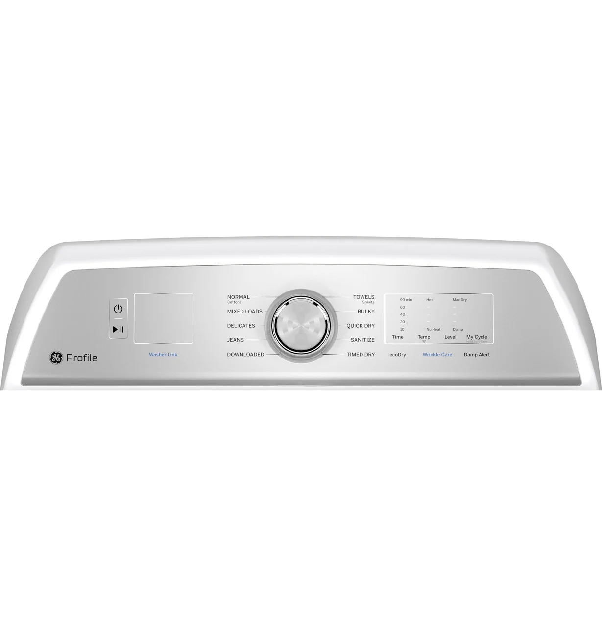 GE Profile 7.4-cu ft Reversible Side-Swing Door Gas Dryer (White) ENERGY STAR, PTD60GBSRWS - Image 2