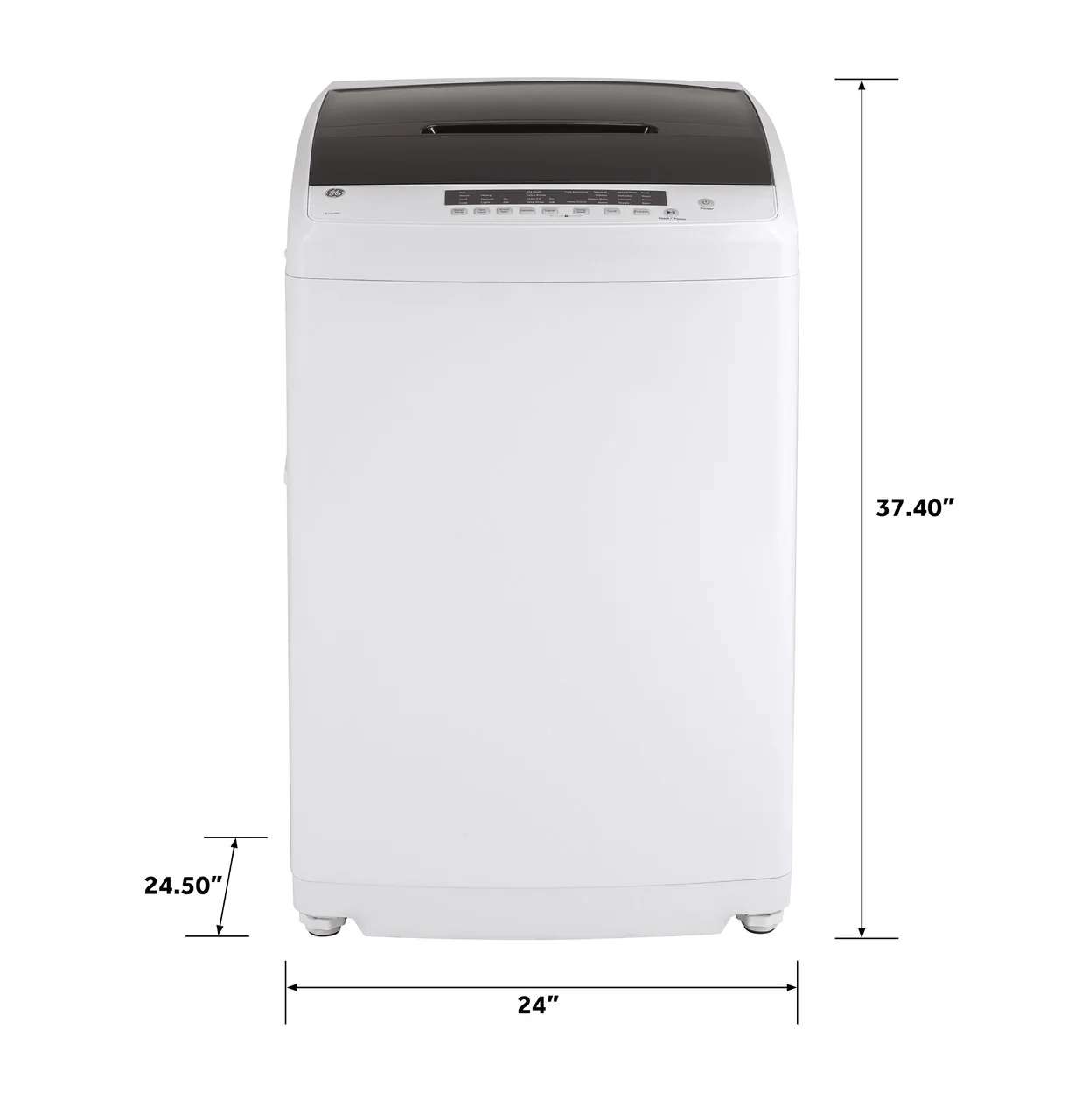 GE Space-Saving 2.8-cu ft Portable Top-Load Washer (White) - Image 7
