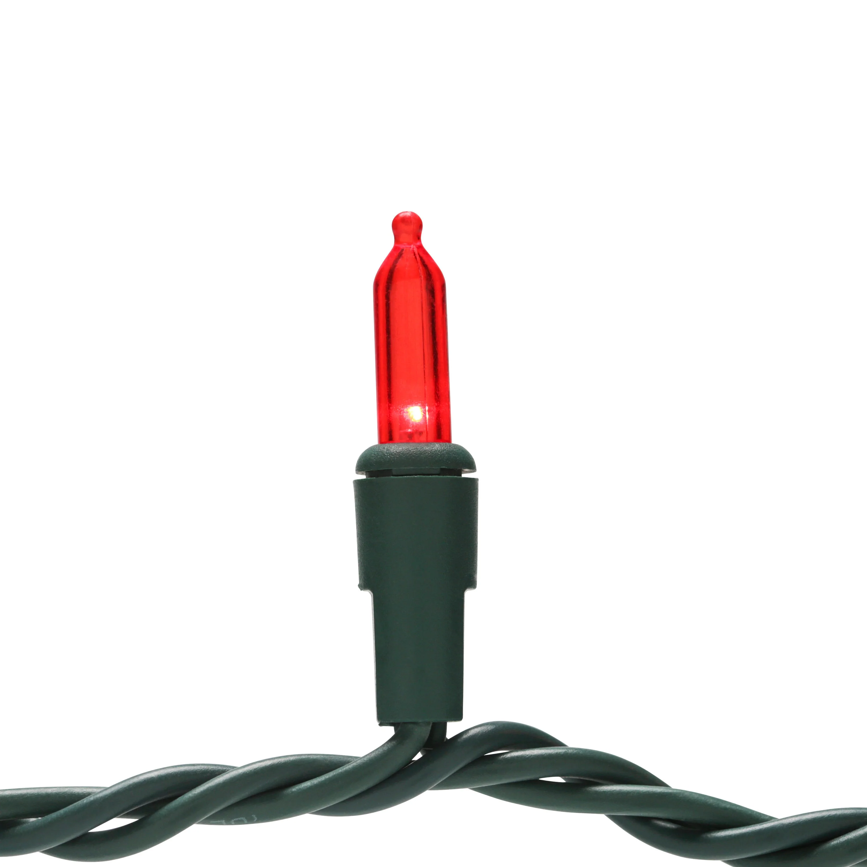 GE StayBright 100-Count 24.7-ft Red LED Plug-In Christmas String Lights - Image 4