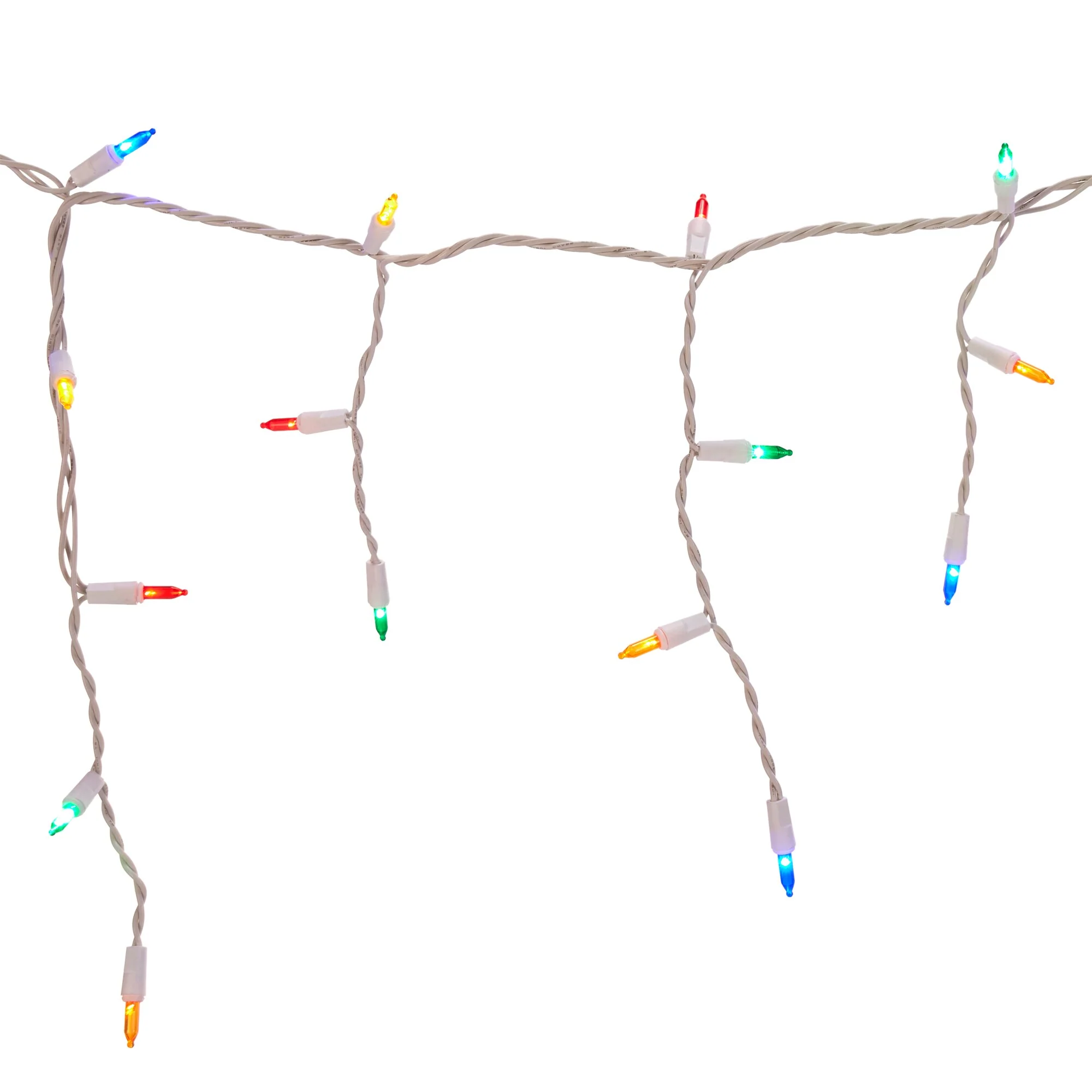 GE StayBright 100-Count Constant Multicolor Mini LED Plug-In Christmas Icicle Lights - Image 5