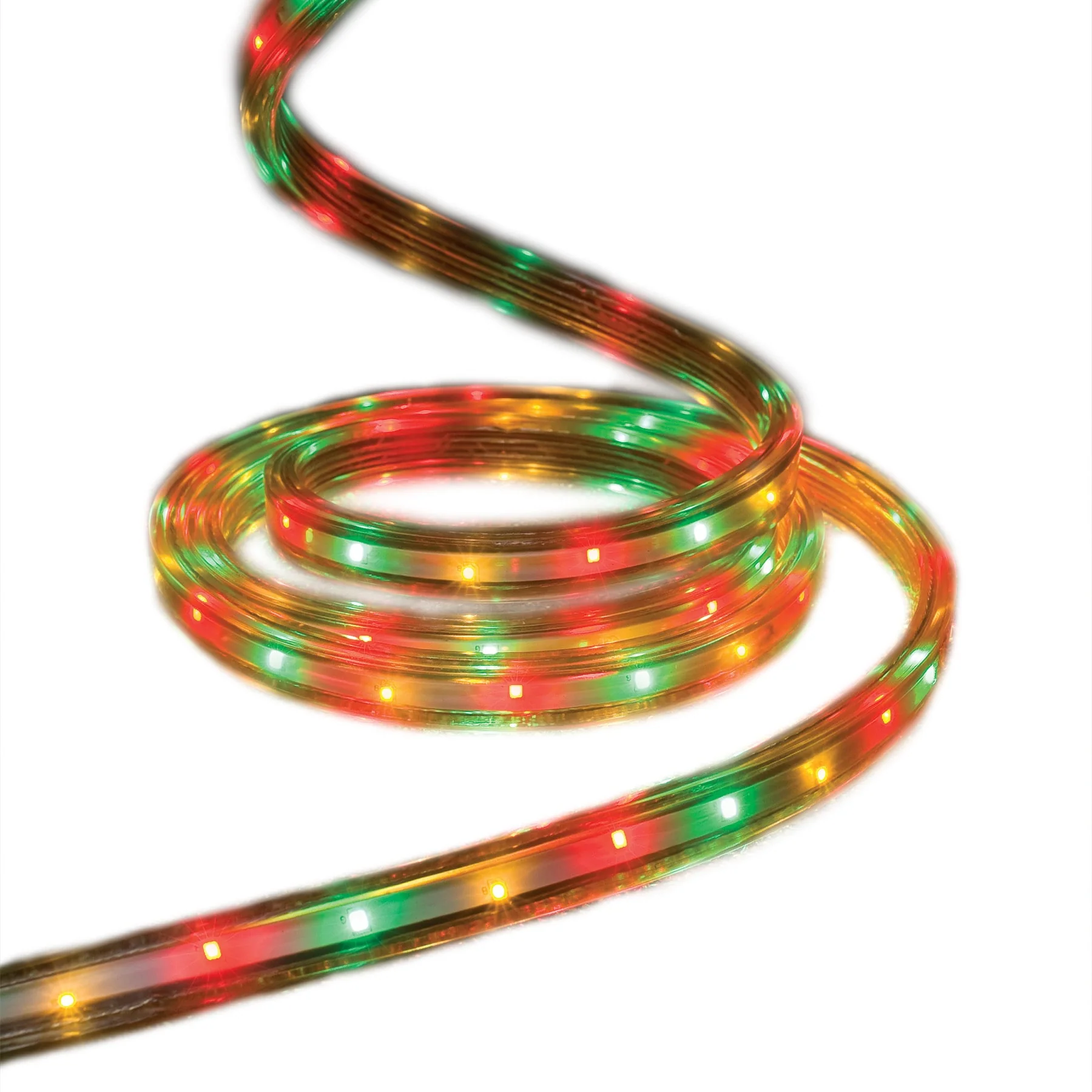 GE StayBright 216-Light 19.6-ft Multicolor Integrated LED Christmas Tape Lights