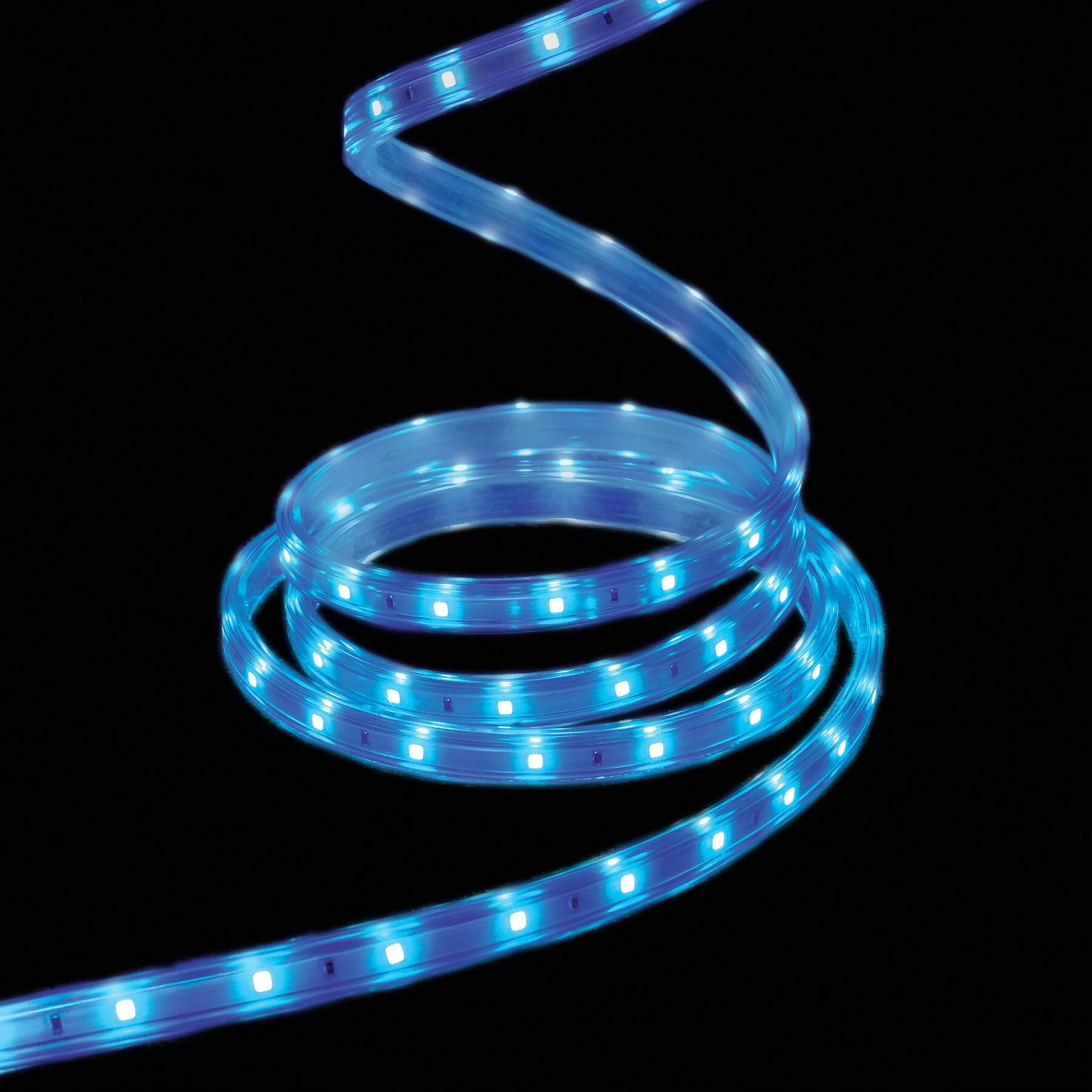 GE StayBright 240-Light 19.6-ft Blue Integrated LED Christmas Tape Lights - Image 7