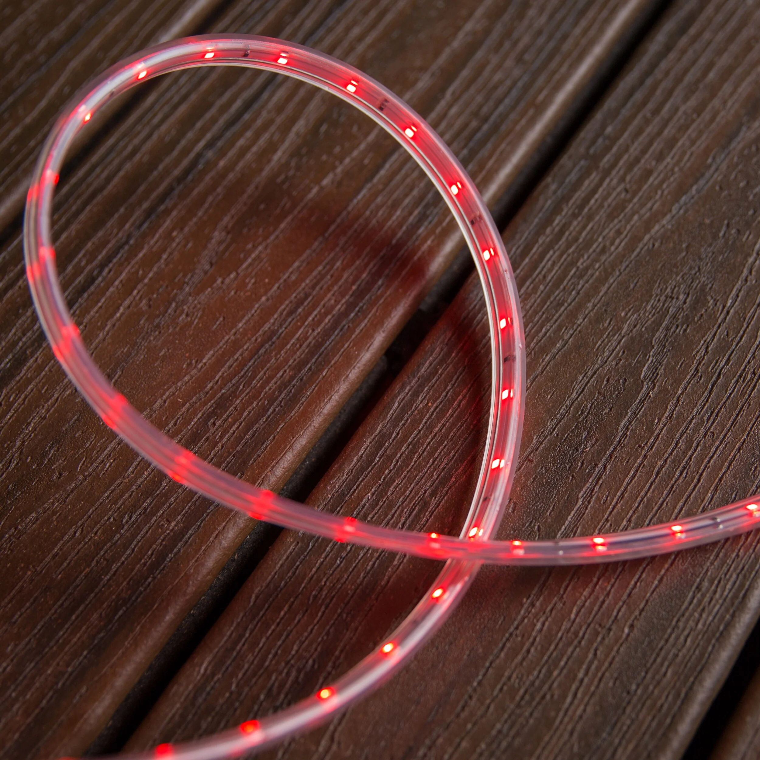GE StayBright 240-Light 19.6-ft Red Integrated LED Christmas Tape Lights - Image 3
