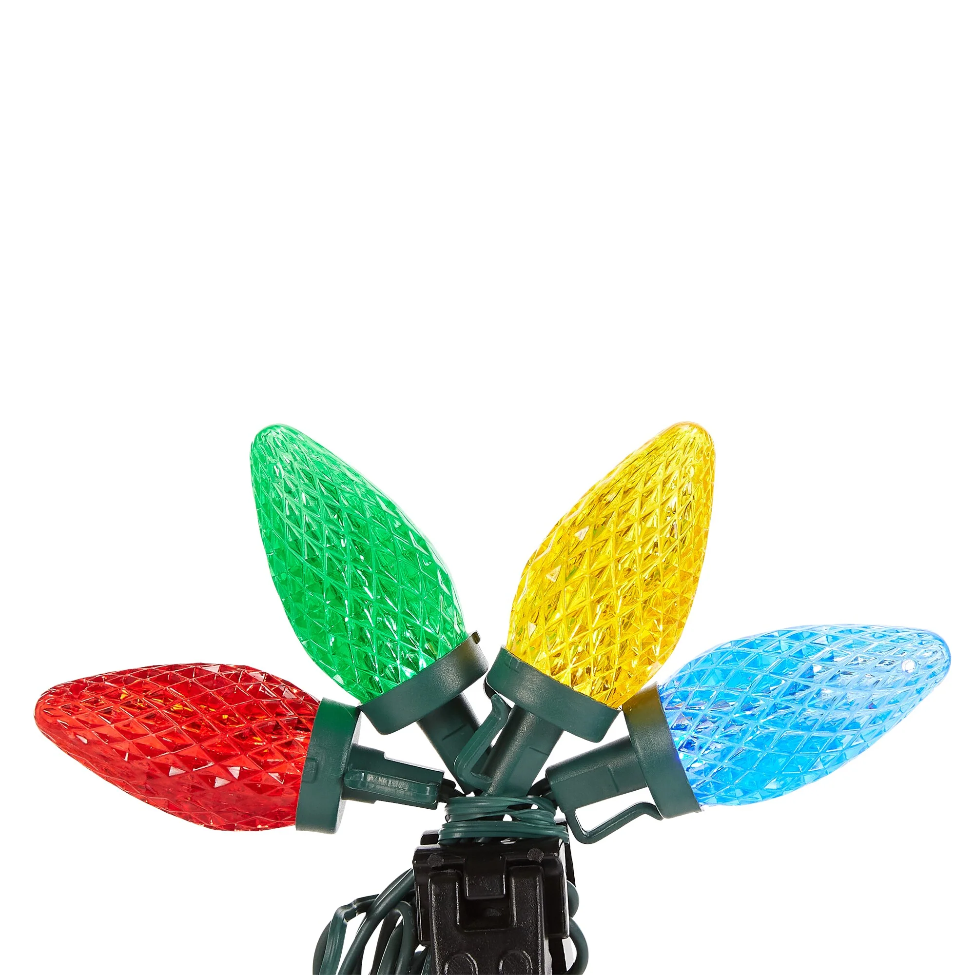 GE StayBright 25-Count 12-ft Multicolor LED Plug-In Christmas String Lights - Image 5