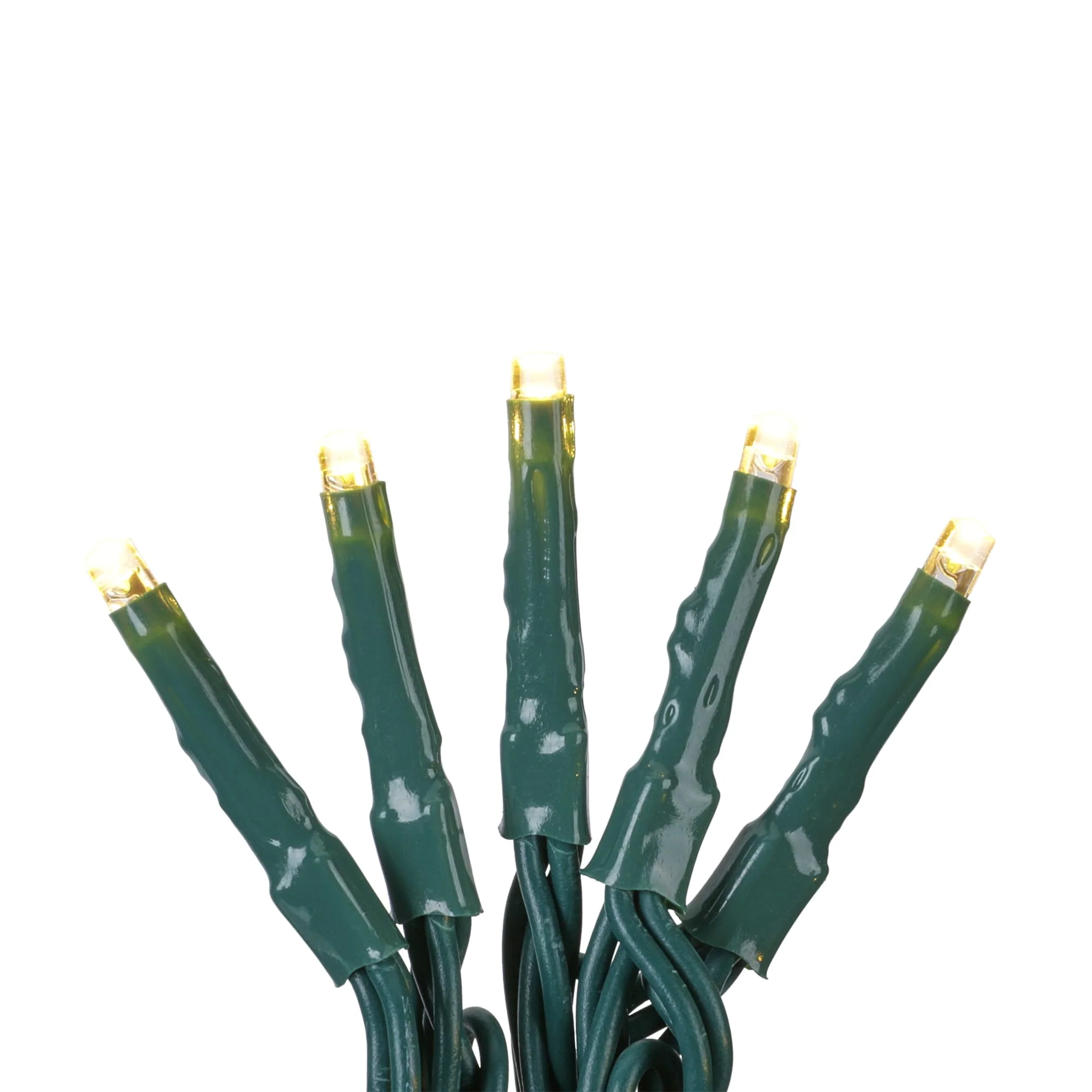 GE StayBright 250-Count 51.8-ft Warm White LED Plug-In Christmas String Lights - Image 2