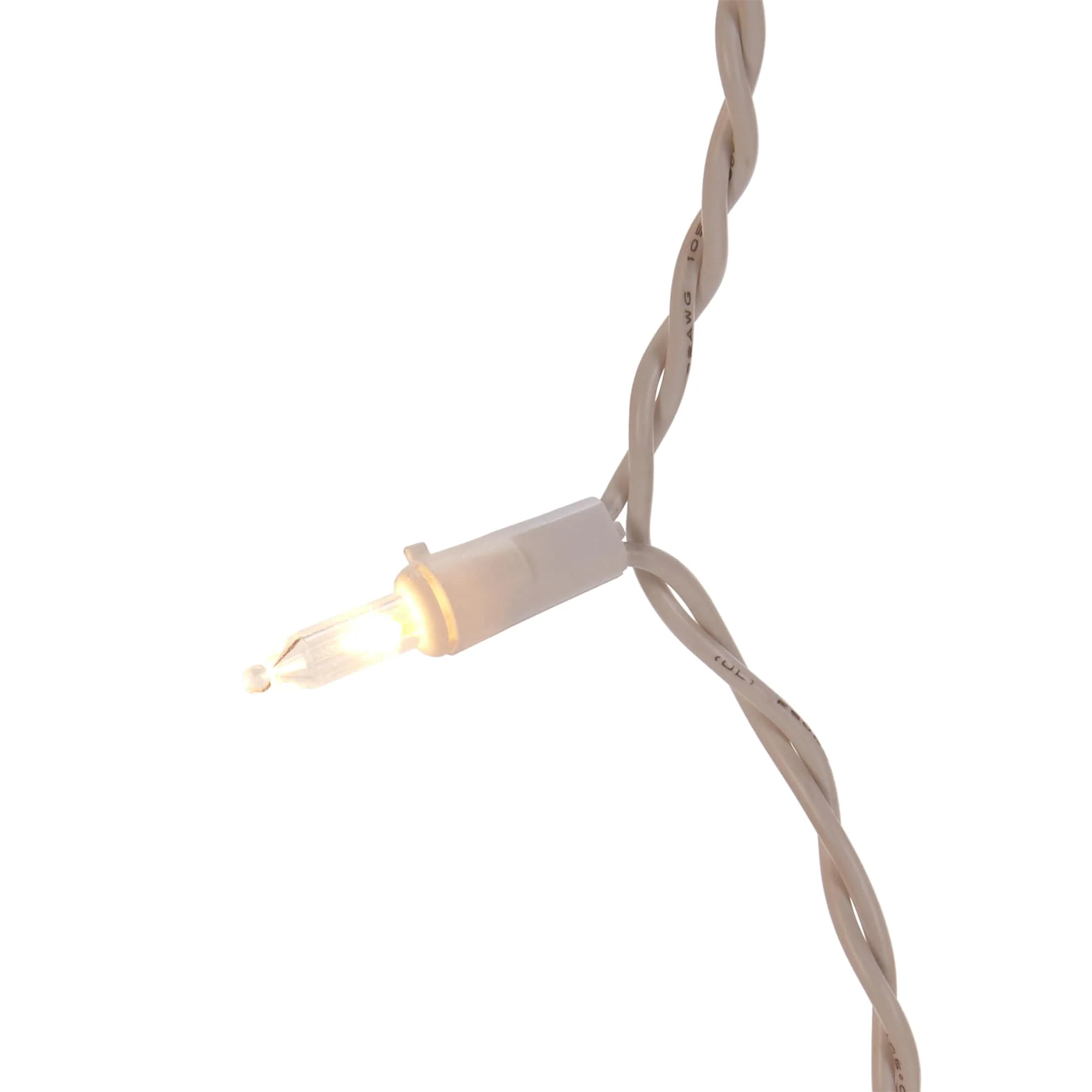 GE StayBright 300-Count Constant White Mini LED Plug-In Christmas Icicle Lights - Image 3