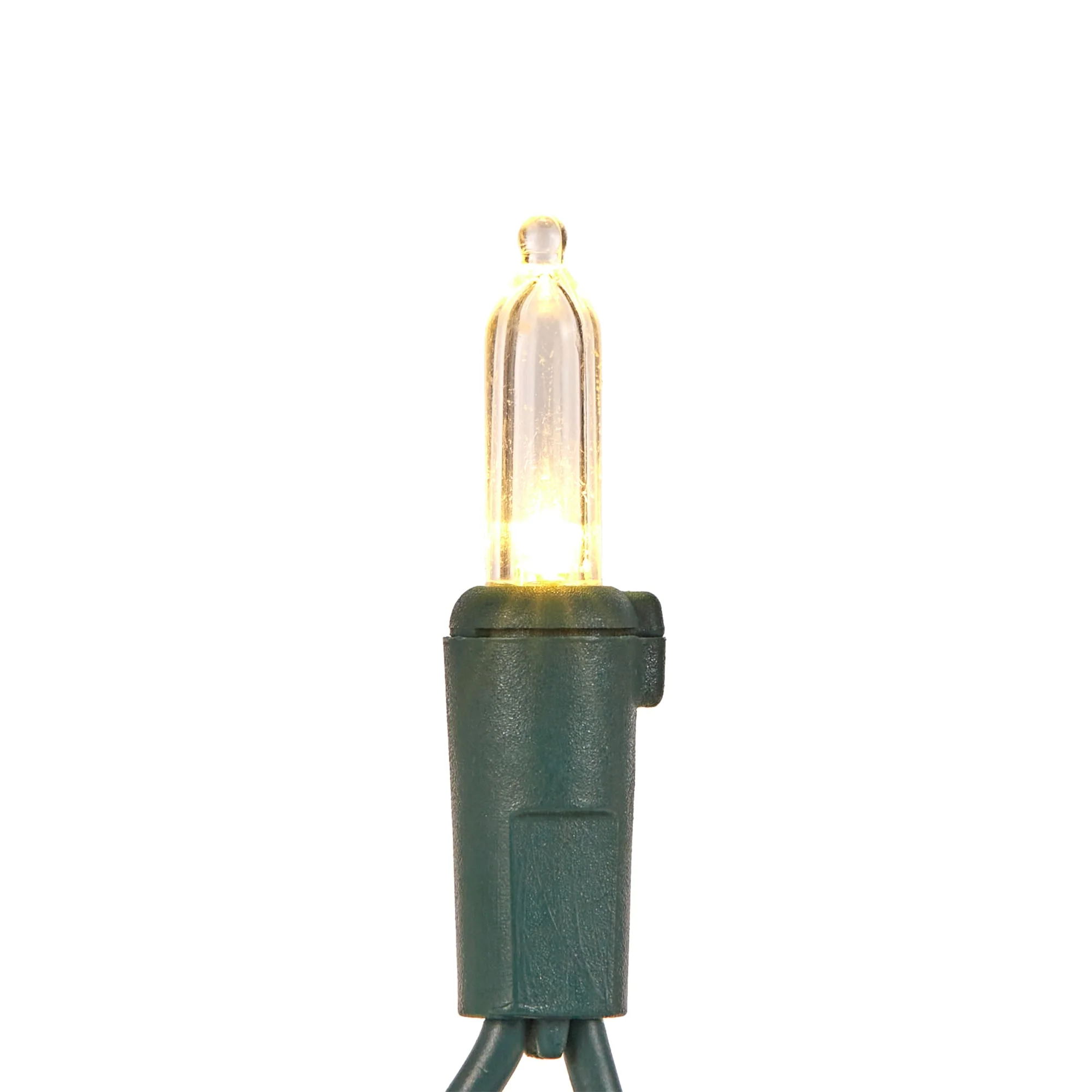 GE StayBright 50-Count 12.2-ft Warm White LED Plug-In Christmas String Lights - Image 3