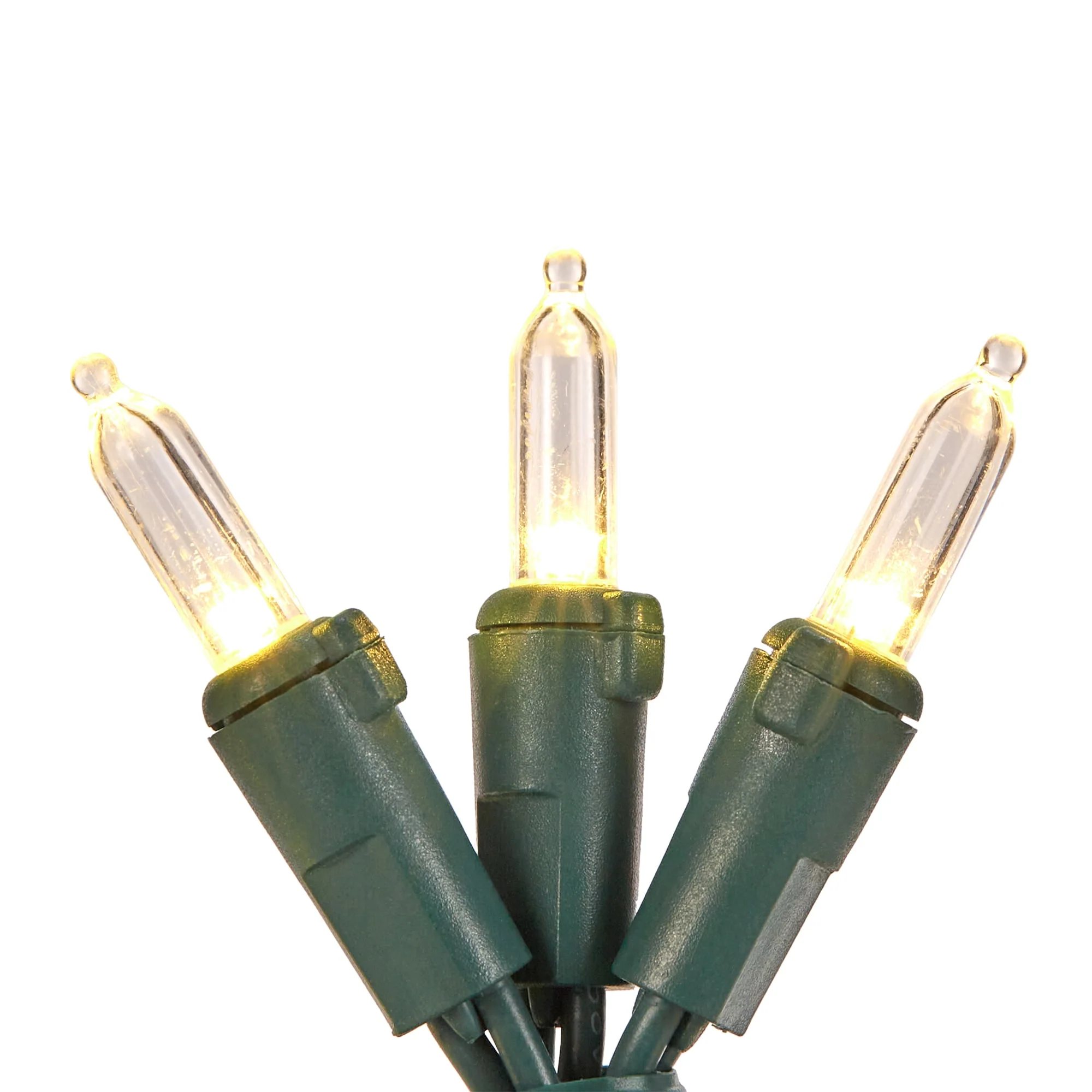 GE StayBright 50-Count 12.2-ft Warm White LED Plug-In Christmas String Lights - Image 5