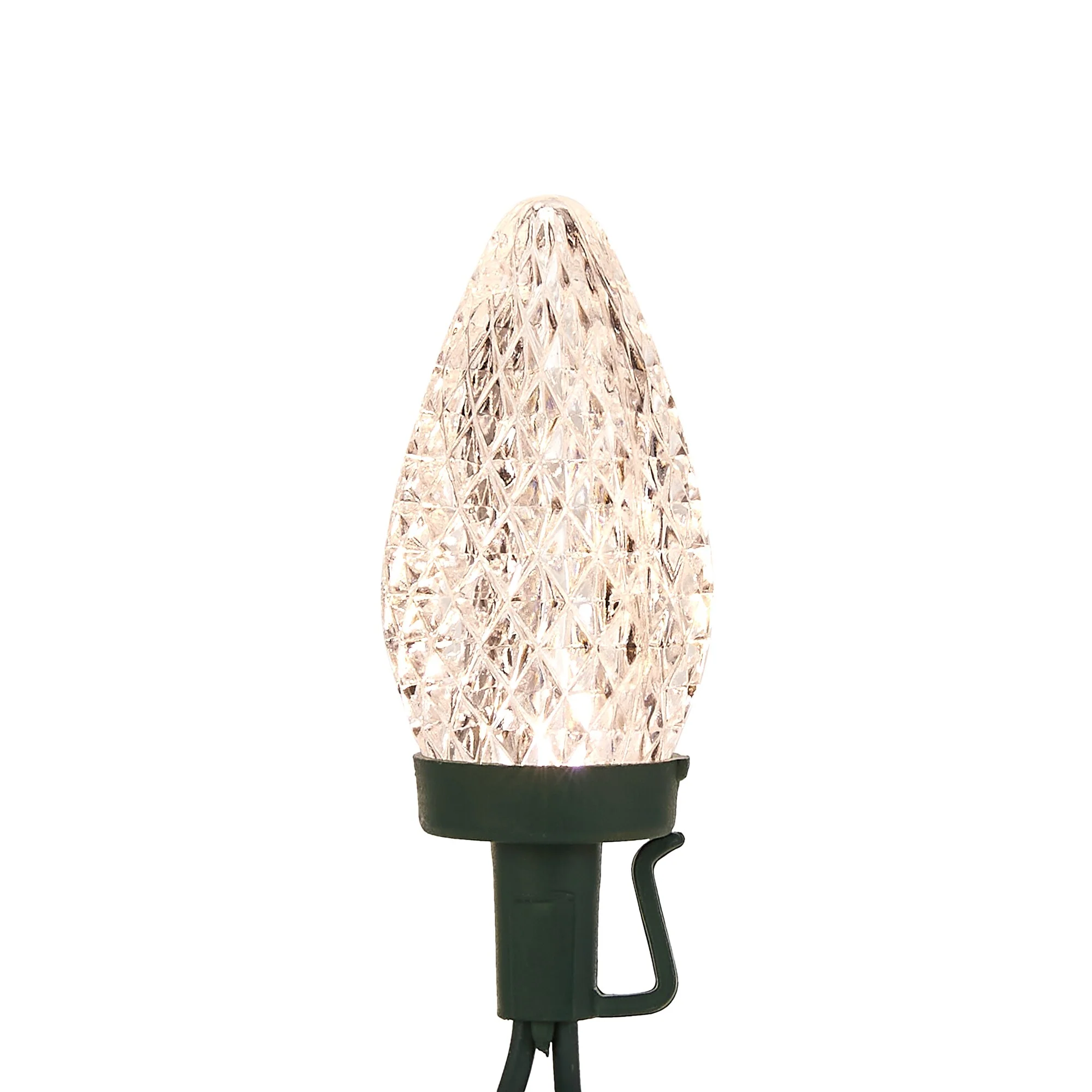 GE StayBright 50-Count 24.5-ft Sparkling Warm White LED Plug-In Christmas String Lights - Image 3