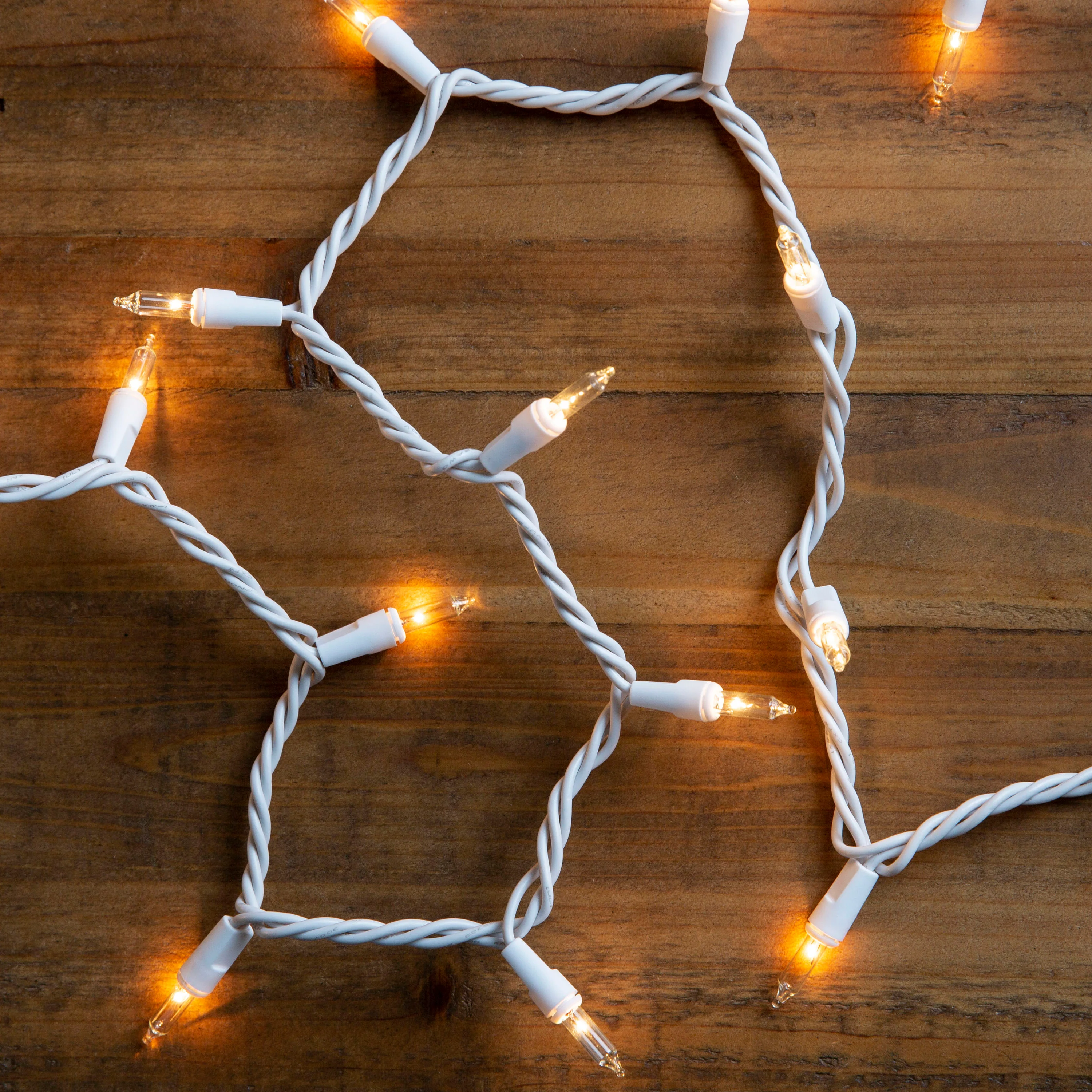 GE String A Long 100-Count 20.6-ft Clear White Incandescent Plug-In Christmas String Lights - Image 3