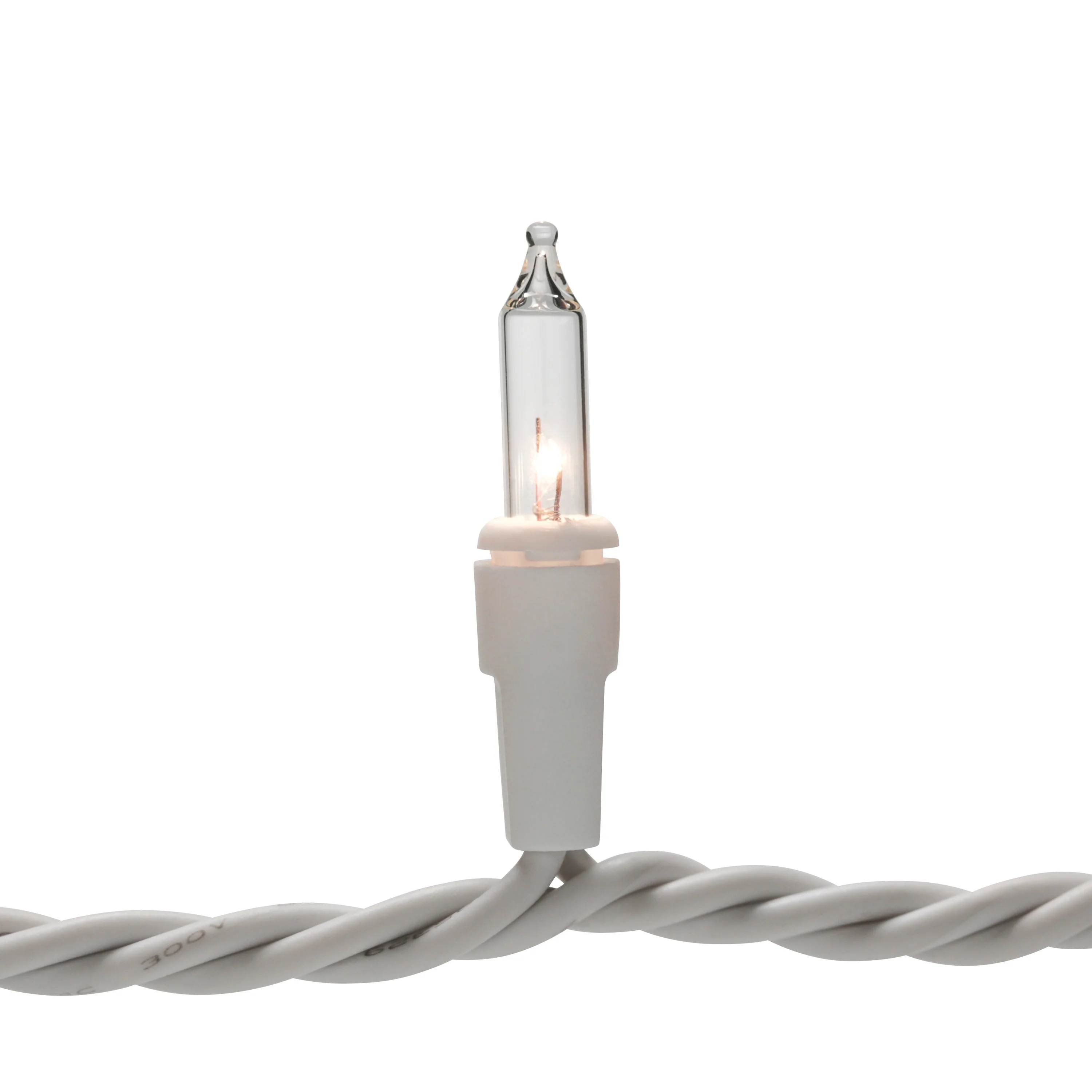 GE String A Long 100-Count 20.6-ft Clear White Incandescent Plug-In Christmas String Lights - Image 4