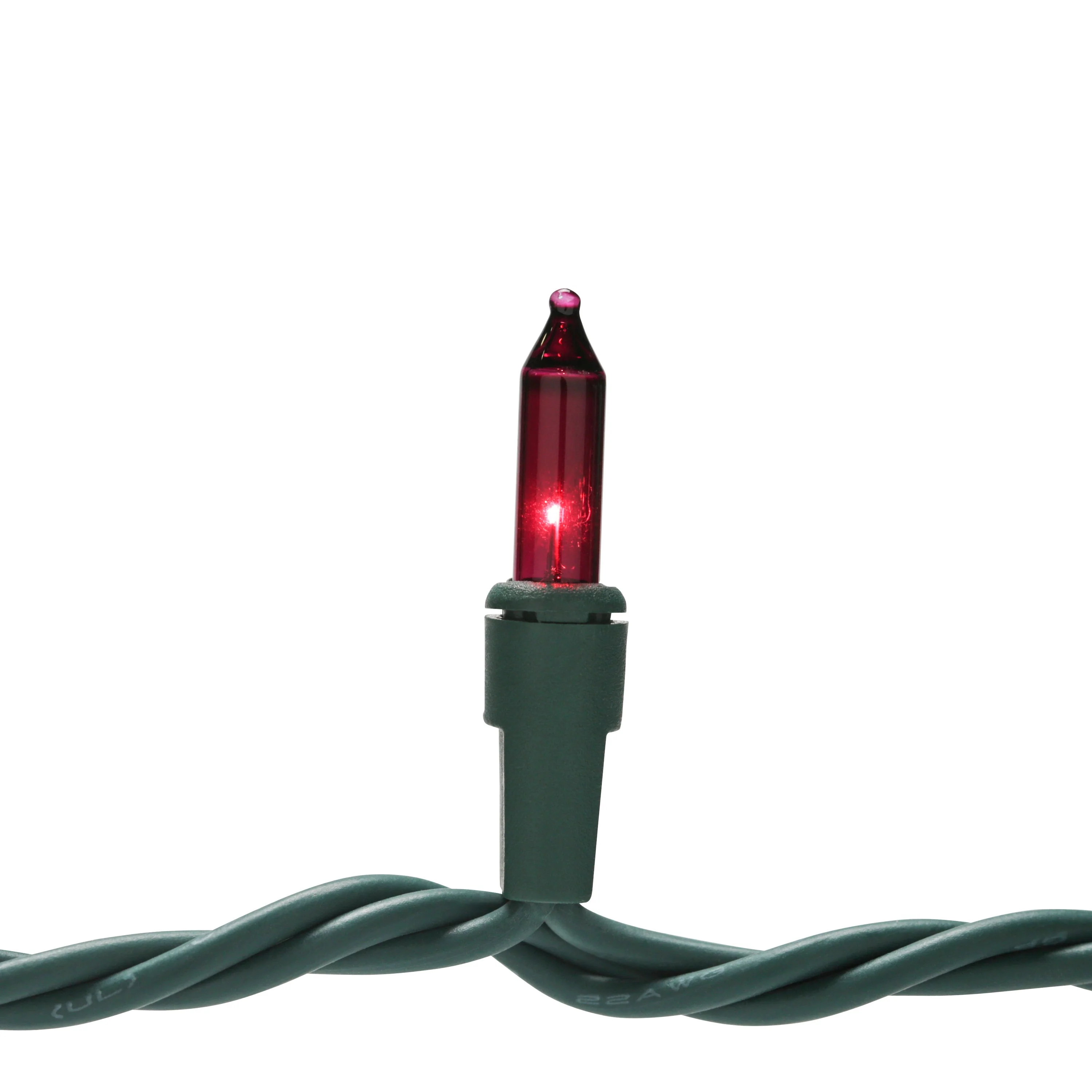 GE String-A-Long 100-Count 20.6-ft Purple Incandescent Plug-In Christmas String Lights - Image 4