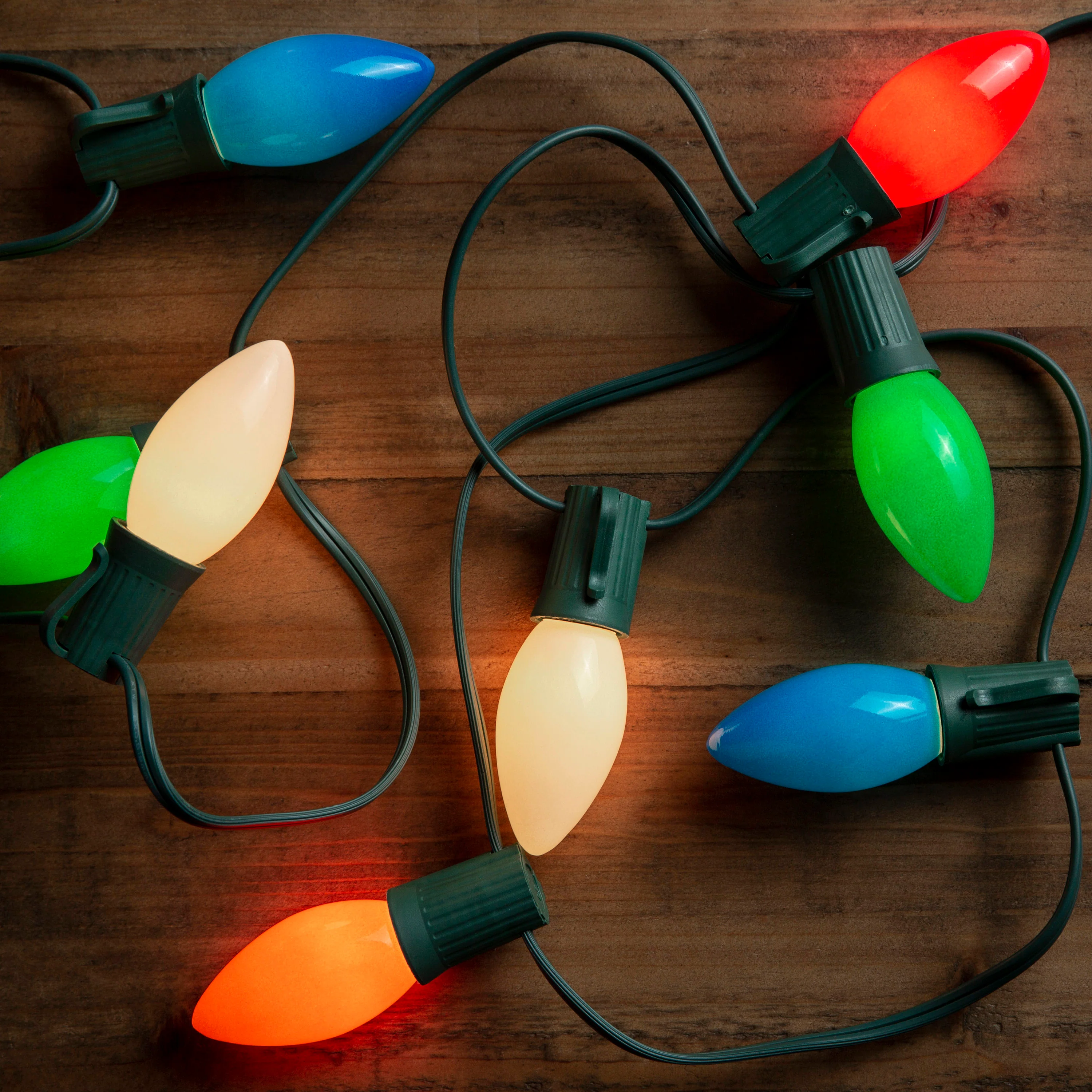 GE String-A-Long 25-Count 16-ft Multicolor C9 Incandescent Plug-In Christmas String Lights - Image 3