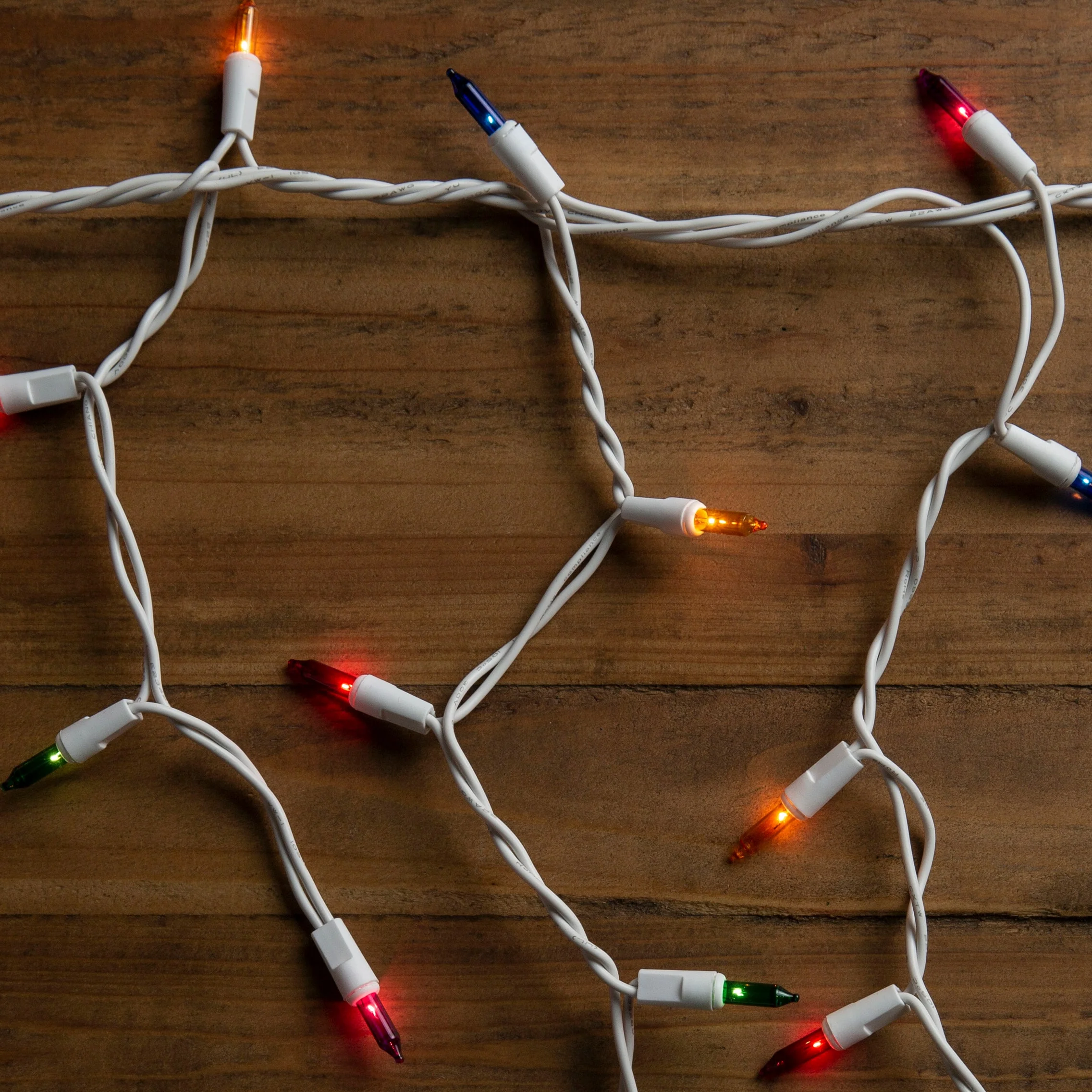 GE String-A-Long 300-Count Constant Multicolor Mini Incandescent Plug-In Christmas Icicle Lights - Image 3