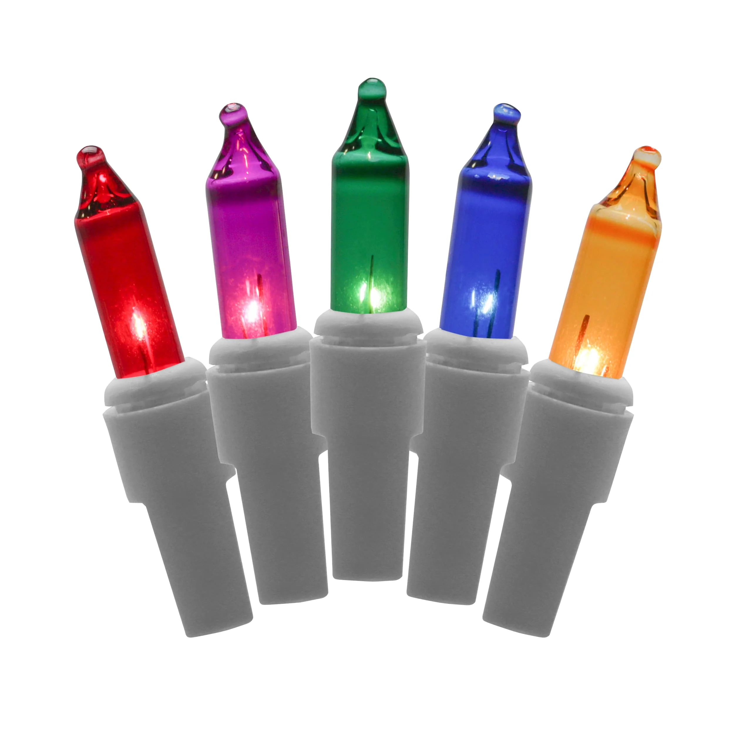 GE String-A-Long 300-Count Constant Multicolor Mini Incandescent Plug-In Christmas Icicle Lights - Image 4