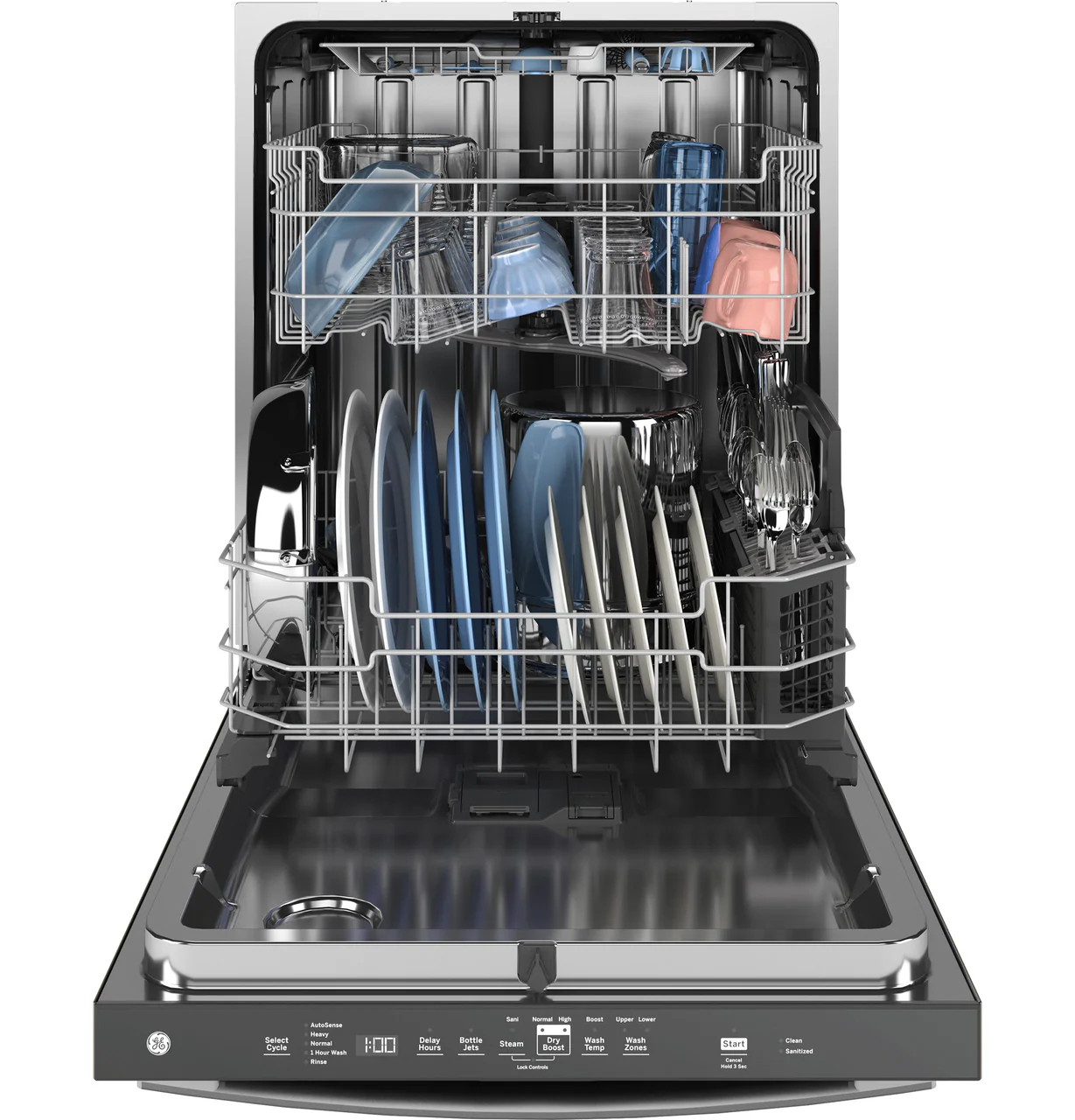 GE Top Control Tall Tub Dishwasher in Fingerprint Resistant Stainless Steel with Stainless Steel Tub, ENERGY STAR, 48 dBA - Image 3