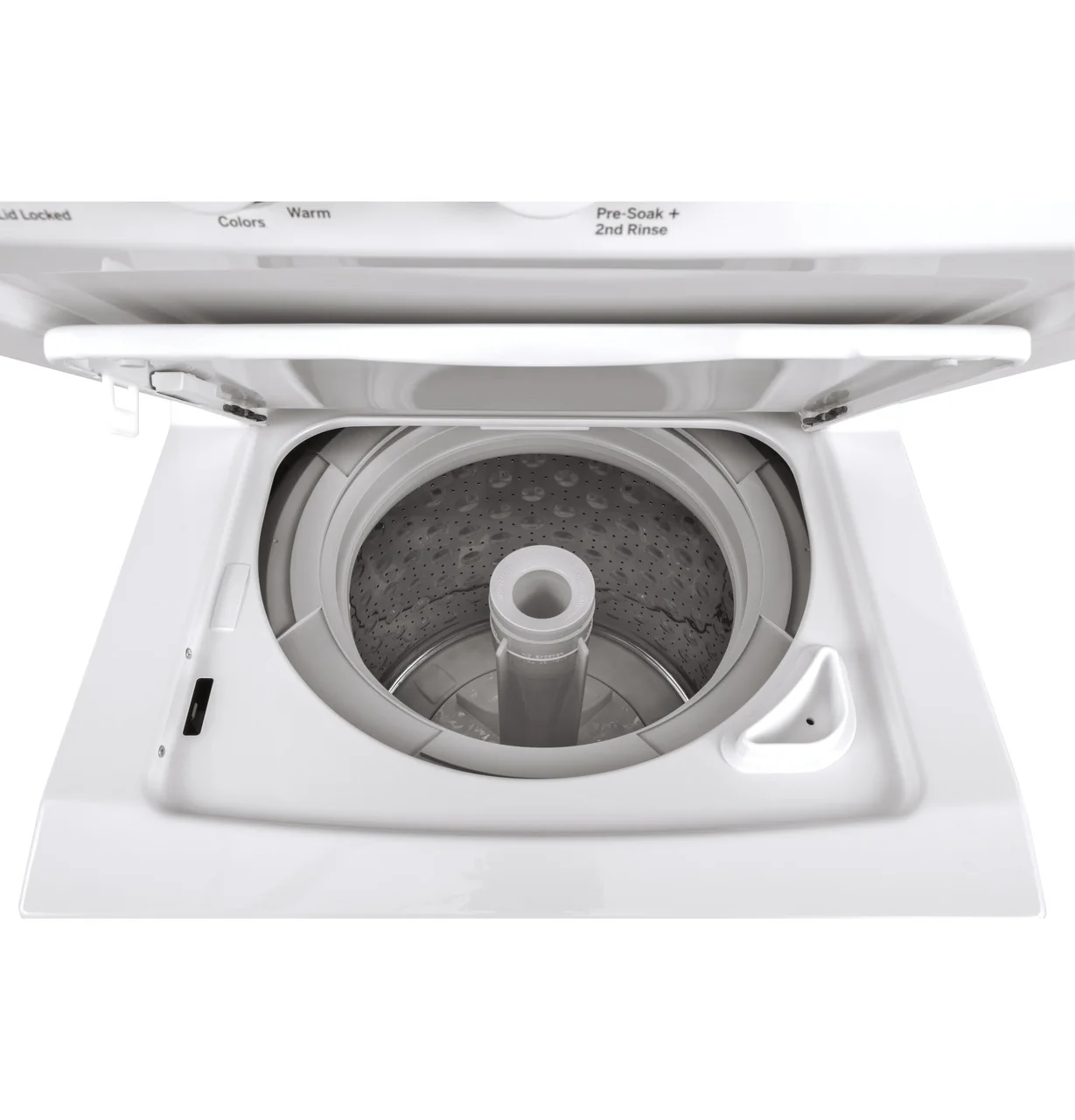 GE White Laundry Center with 2.3 cu. ft. Washer and 4.4 cu. ft. 240-Volt Vented Electric Dryer, GUD24ESSMWW - Image 3