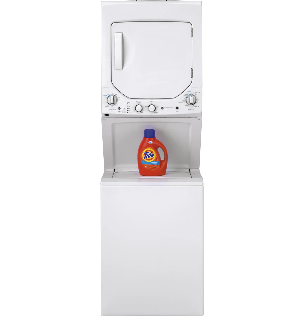 GE White Laundry Center with 2.3 cu. ft. Washer and 4.4 cu. ft. 240-Volt Vented Electric Dryer, GUD24ESSMWW - Image 8