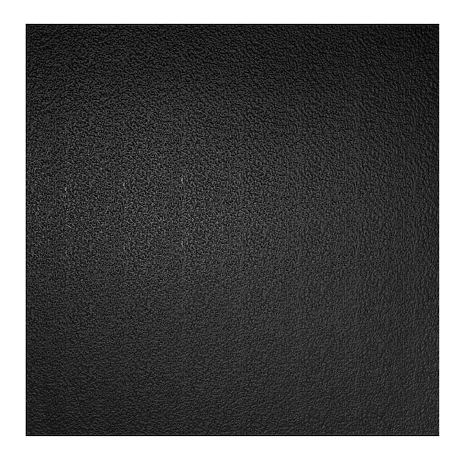 Genesis 2-ft x 2-ft Stucco Pro Black PVC Drop Ceiling Tile (1-Pack, 4-sq ft / Case)