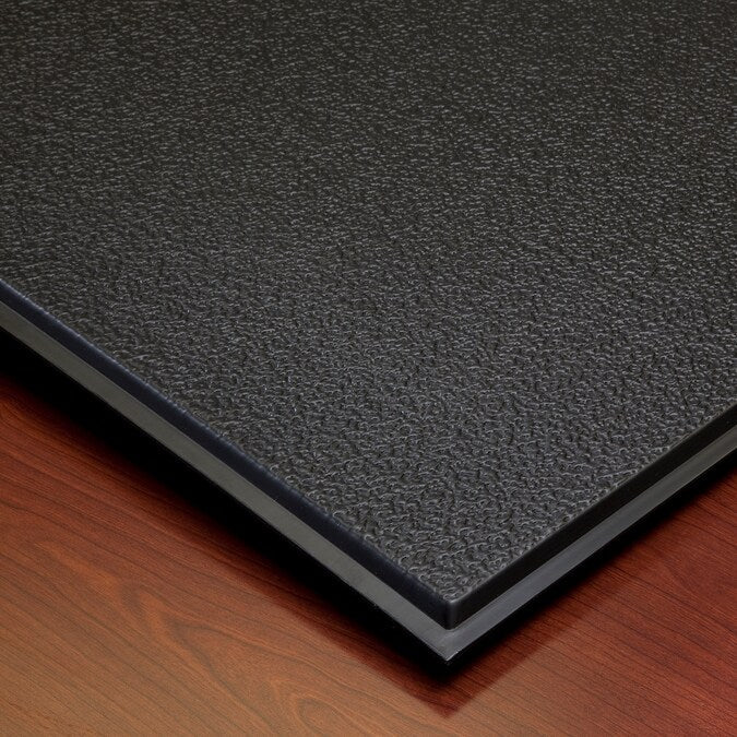 Genesis 2-ft x 2-ft Stucco Pro Revealed Edge Black PVC Drop Ceiling Tile (1-Pack, 4-sq ft / Case) - Image 5