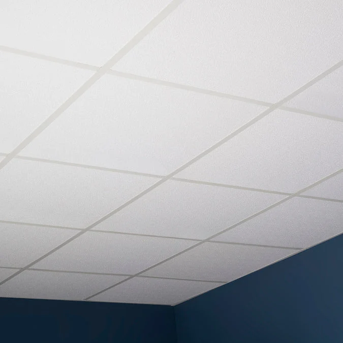 Genesis 2-ft x 2-ft Stucco Pro White PVC Drop Ceiling Tile (1-Pack, 4-sq ft / Case) - Image 5