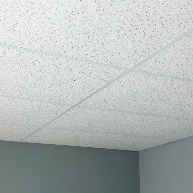 Genesis 4-ft x 2-ft Printed Pro White PVC Drop Ceiling Tile (1-Pack, 8-sq ft / Case) - Image 3
