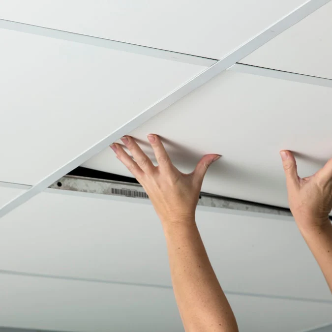 Genesis 4-ft x 2-ft Smooth Pro White PVC Drop Ceiling Tile (1-Pack, 8-sq ft / Case) - Image 8