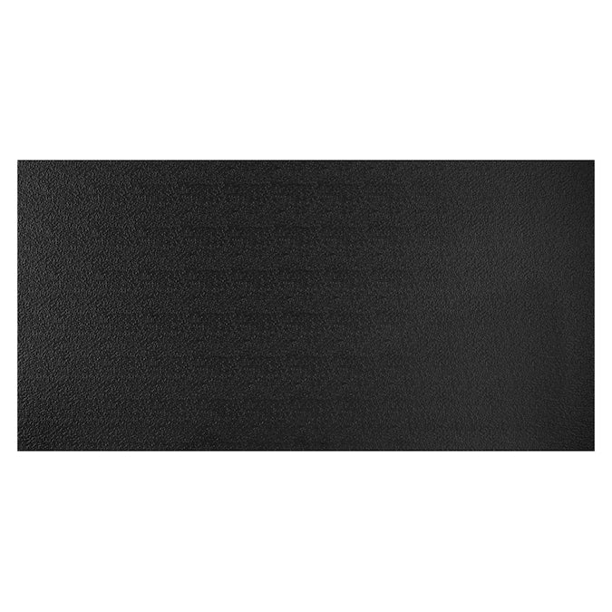 Genesis 4-ft x 2-ft Stucco Pro Black PVC Drop Ceiling Tile (1-Pack, 8-sq ft / Case)