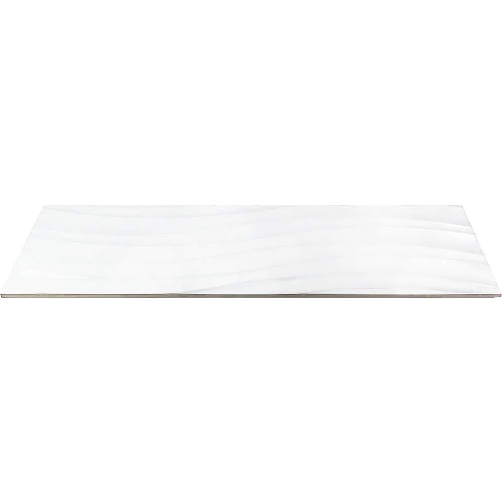 Gentle Waves White 12x36 Polished Ceramic Wall Tile - Image 8