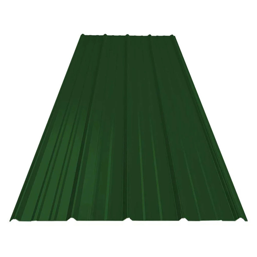 Gibraltar Building Products 3.125-ft x 8-ft SM-Rib Green 29-Gauge Galvalume Steel Roof Panel (36-in Coverage)