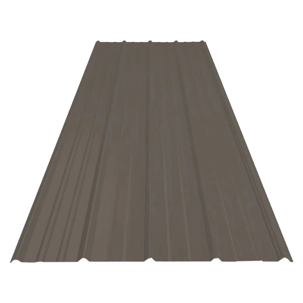 Gibraltar Building Products 3.125-ft x 8-ft SM-Rib Slate Galvalume Steel Roof/Siding Panel, 29-Gauge, 36-in Coverage