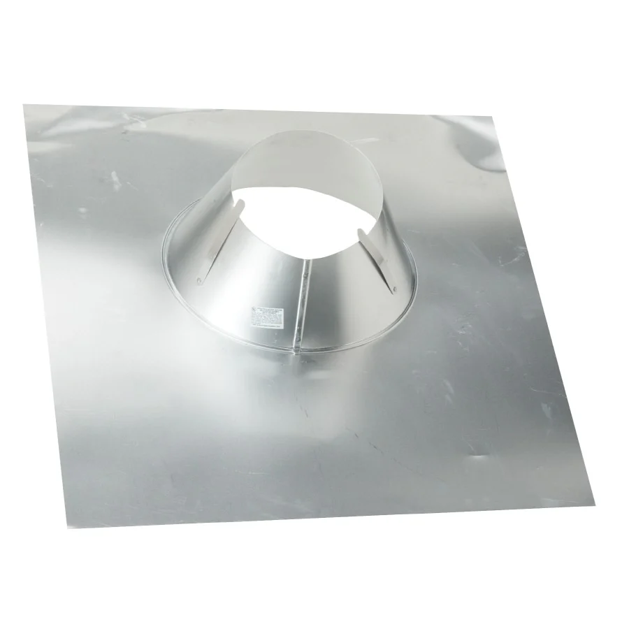 Gibraltar Building Products 4-in x 0.75-in Aluminum Vent and Pipe Flashing (Code Cap Base)