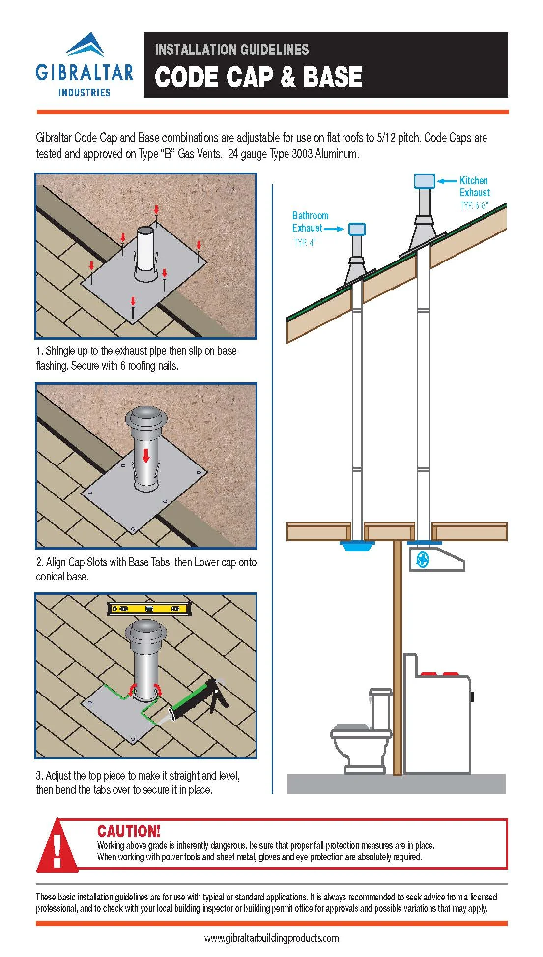 Gibraltar Building Products 4-in x 0.75-in Aluminum Vent and Pipe Flashing (Code Cap Base) - Image 5