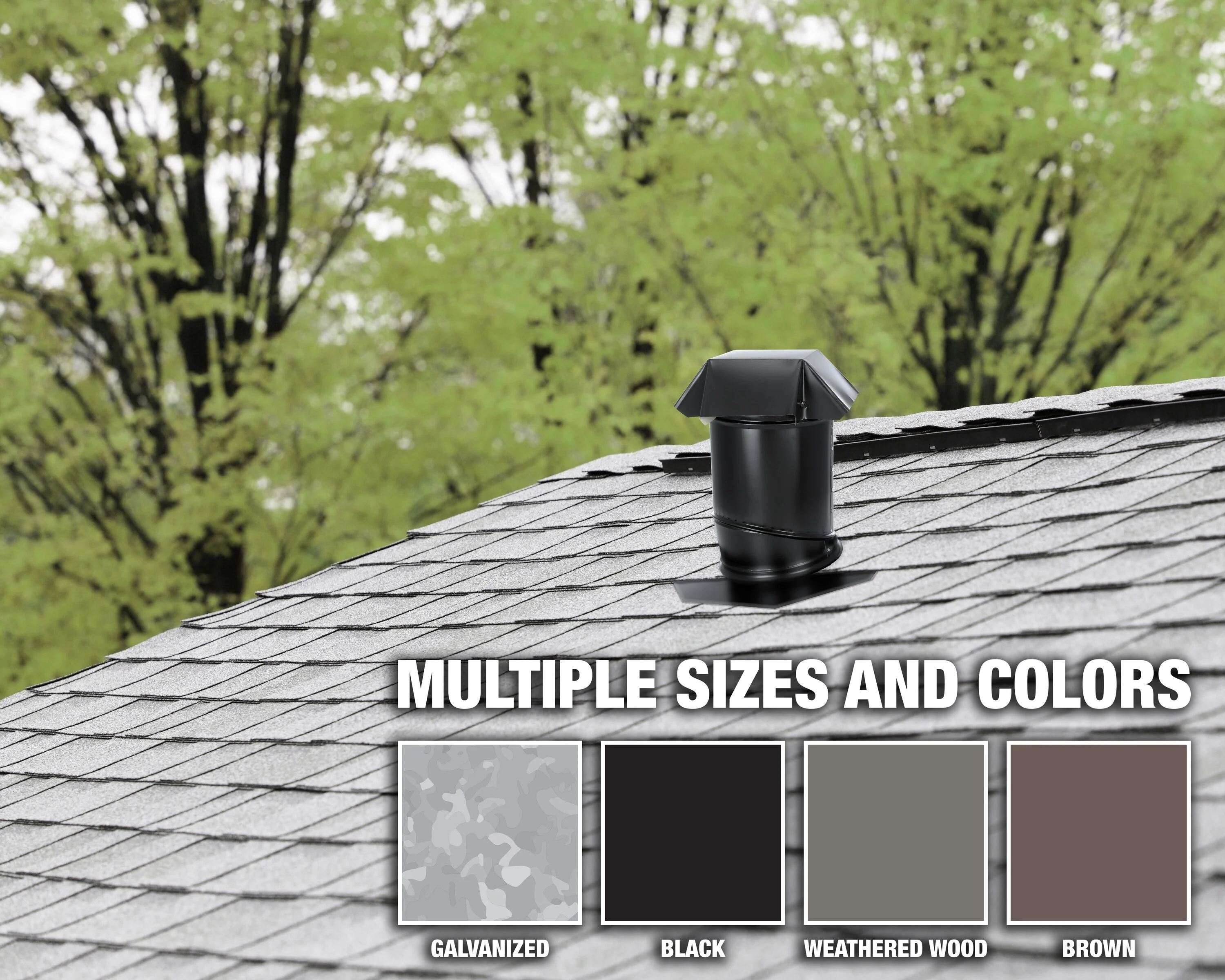 Gibraltar Building Products 6-in x 15-in Galvanized Steel Vent and Pipe Flashing (Adjustable Roof Jack) - Image 5