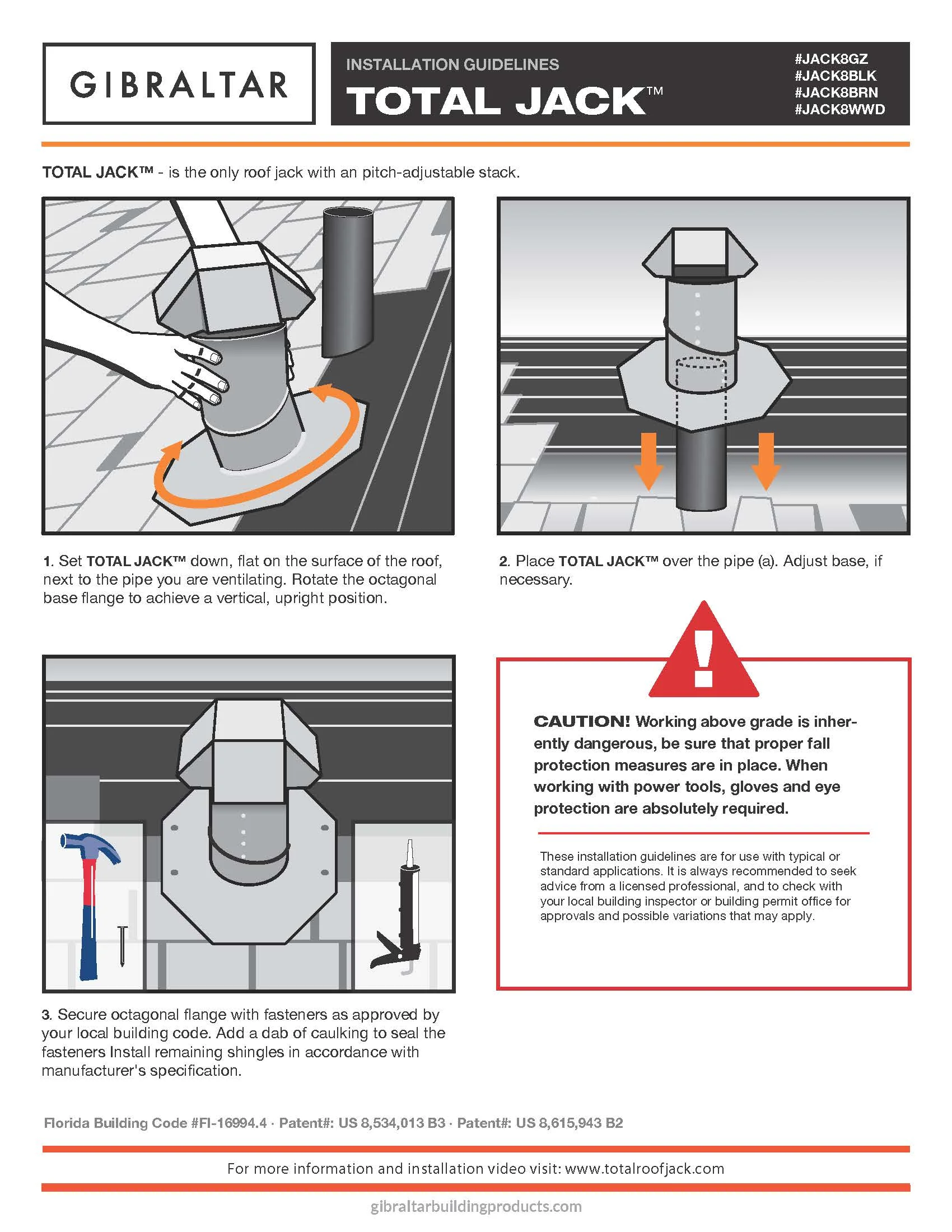 Gibraltar Building Products 8-in x 15-in Galvanized Steel Vent and Pipe Flashing (Adjustable Pitch Roof Jack) - Image 7