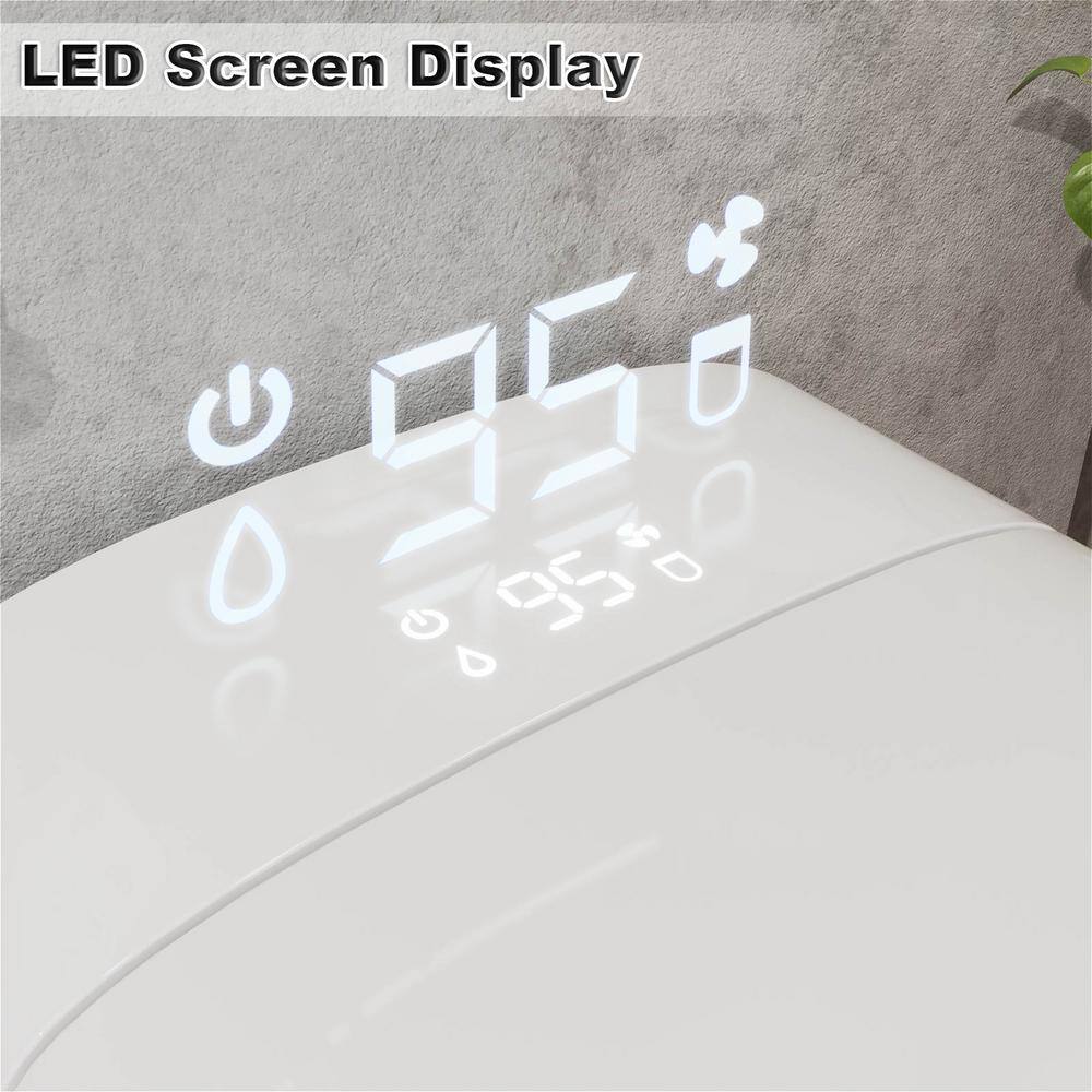 GIVING TREE Smart Toilet Bidet with 1.32 GPF Built-In Water Tank and Warm Air Dryer - Image 9