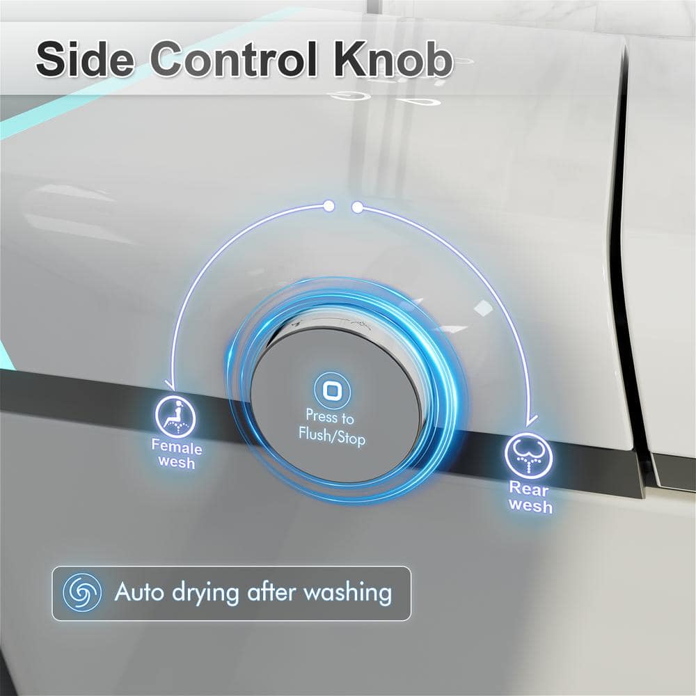 GIVING TREE Smart Toilet Bidet with Warm Air Dryer & Multi-Mode Cleaning - Image 8