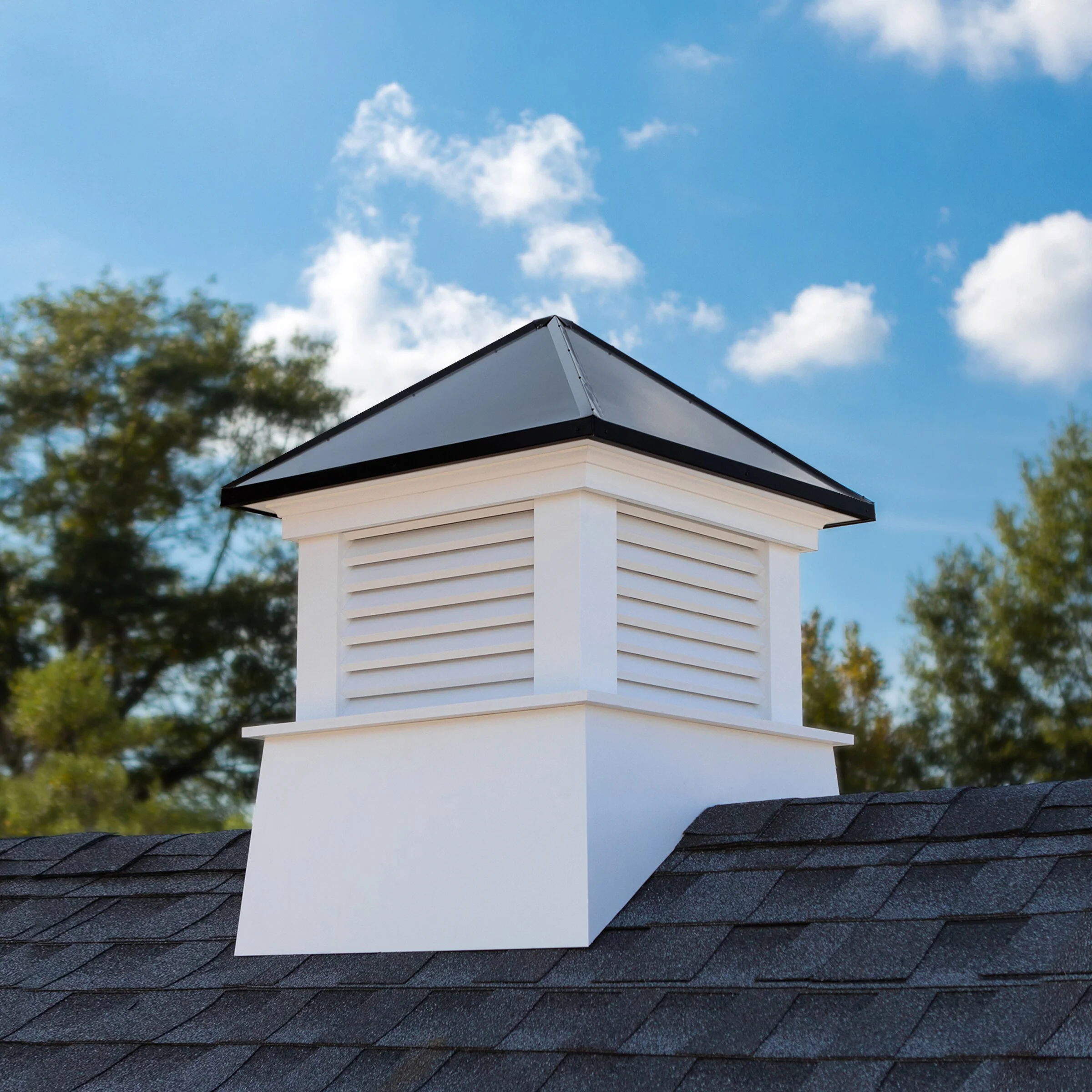 Good Directions Manchester 48-in x 64-in Black Vinyl Cupola with Aluminum Roof - Image 2