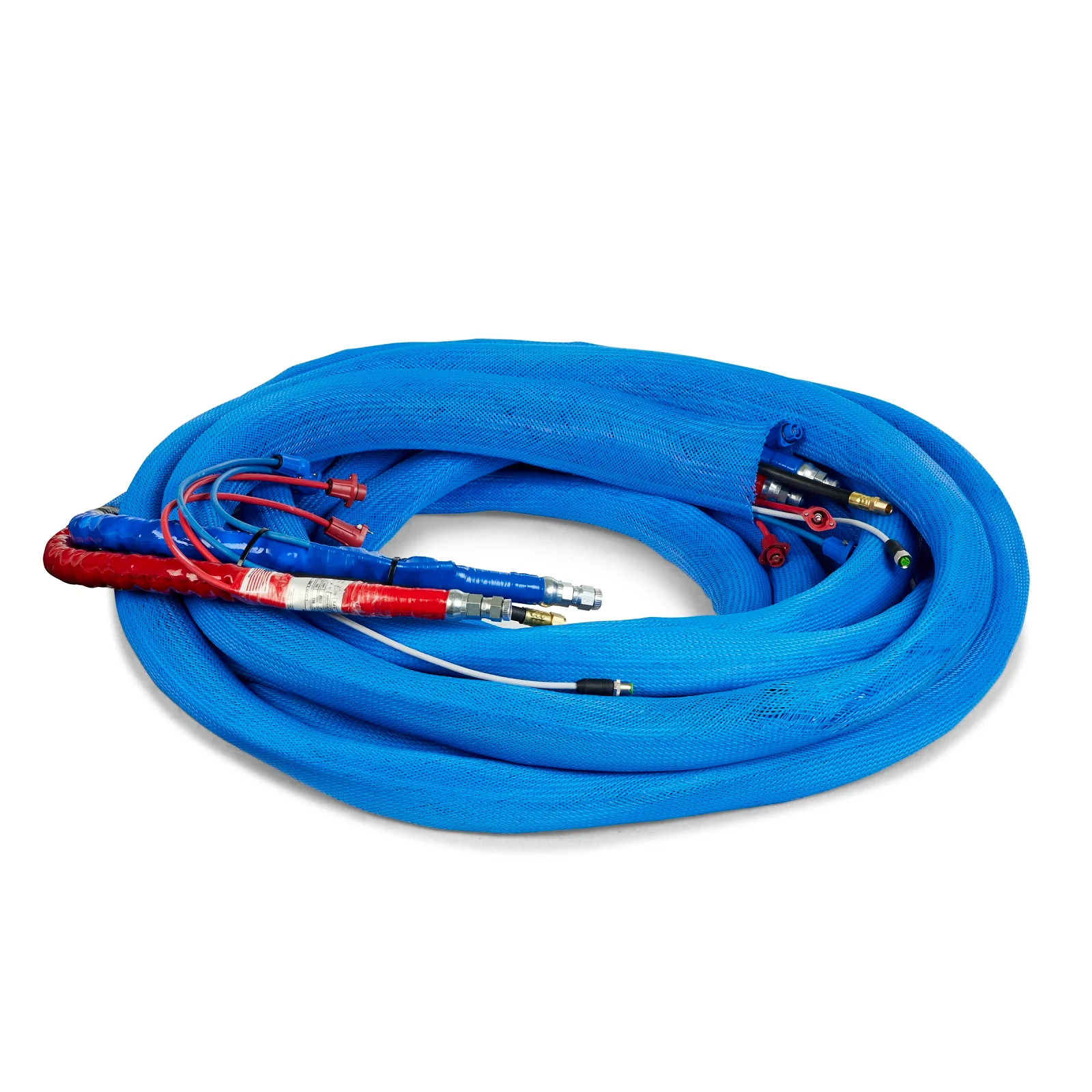 Graco Xcelerator 96B101 External Heated Hose with Blue Mesh Scuff Guard, 50 ft x 3/8 in, 2000 psi (Reactor 3)