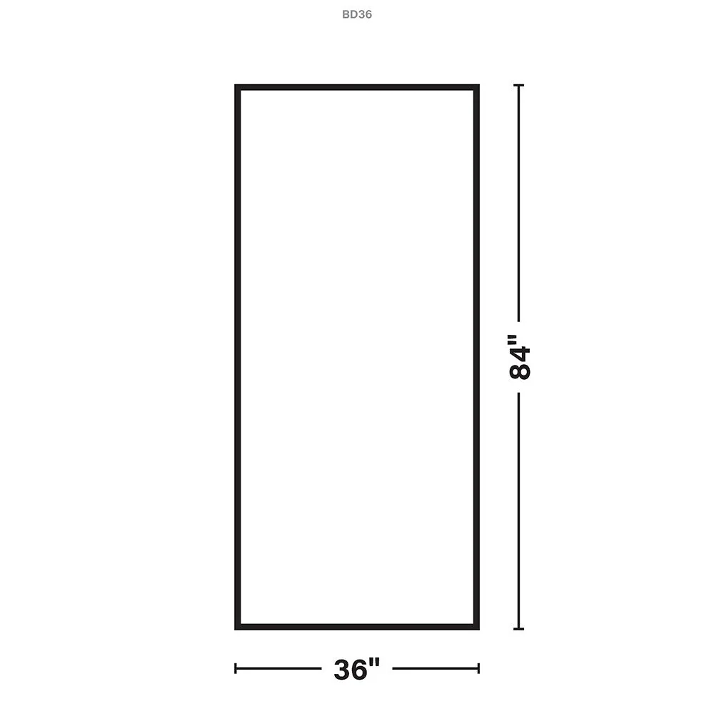 Greatview 36-in x 84-in Unfinished Wood Pulse Lite Front Door Solid Core - Image 3