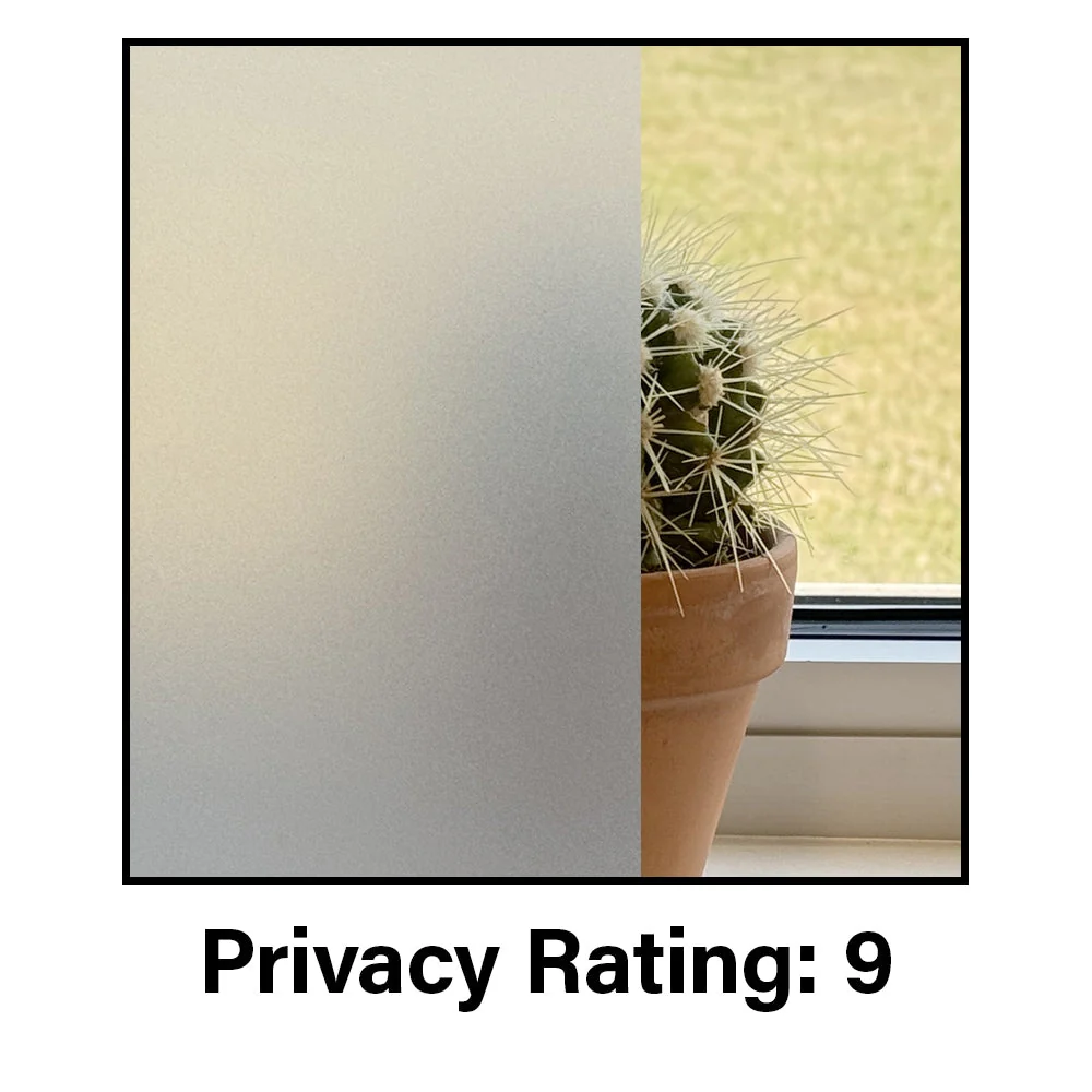 Greatview Doors 36x80 Mahogany Full Lite Prehung Entry Door with Frosted Glass - Image 6