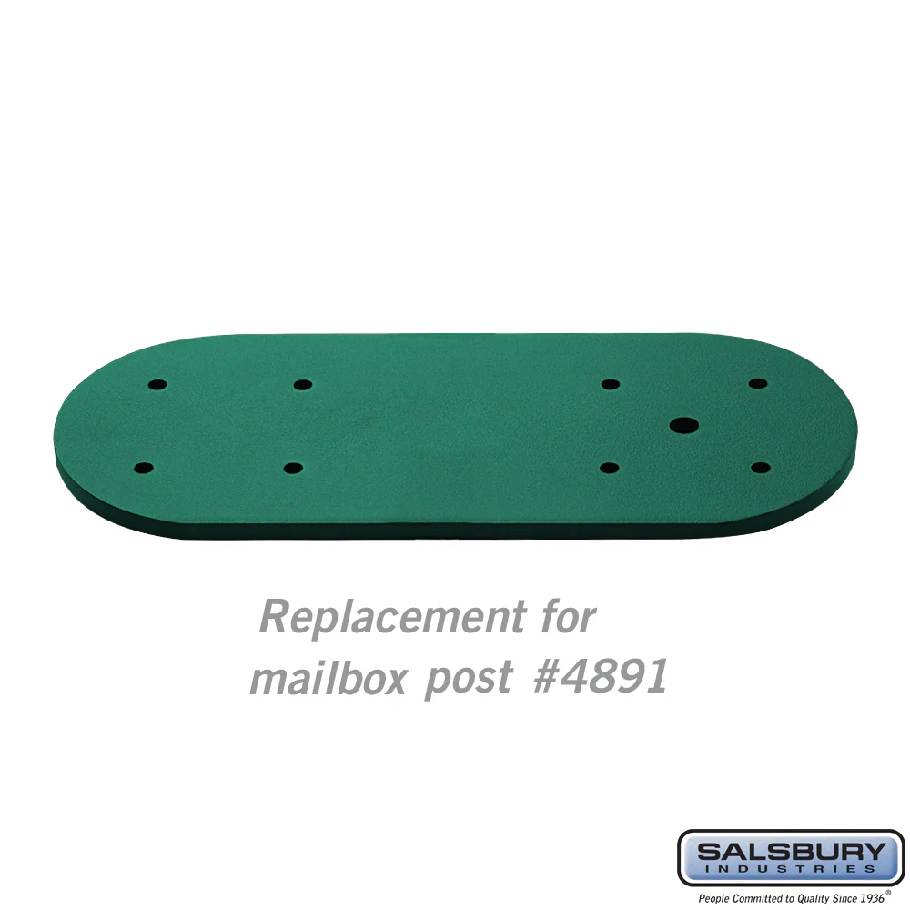 Green Arm Kit Replacement for Classic Mailbox Post - One-Sided