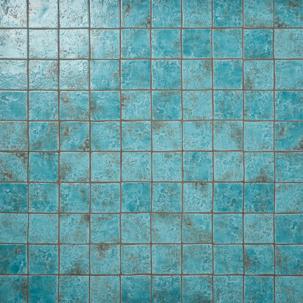 Greta Lagoon Blue 5x5 Glossy Textured Porcelain Tile by Lux Tile - Image 2