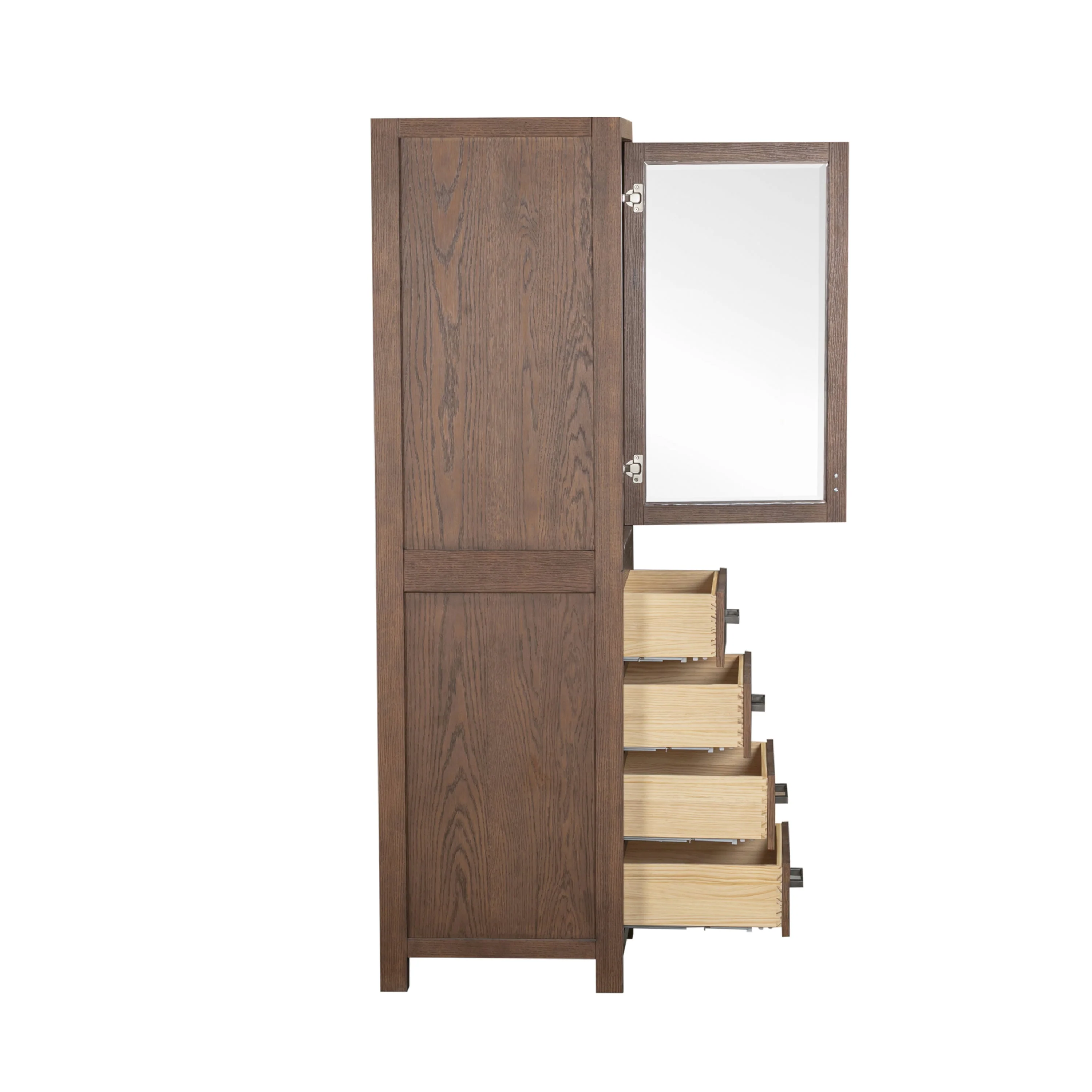 Avanity Modero 24"W x 20"D x 71"H White Bathroom Linen Cabinet - Image 3