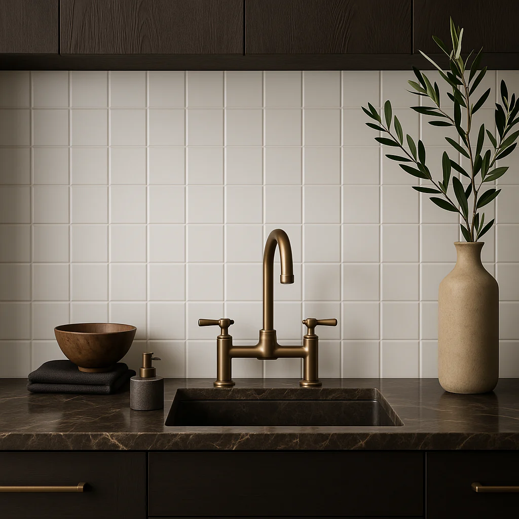 Festival White Square Matte Porcelain Mosaic Tile - 12x12 - Image 2