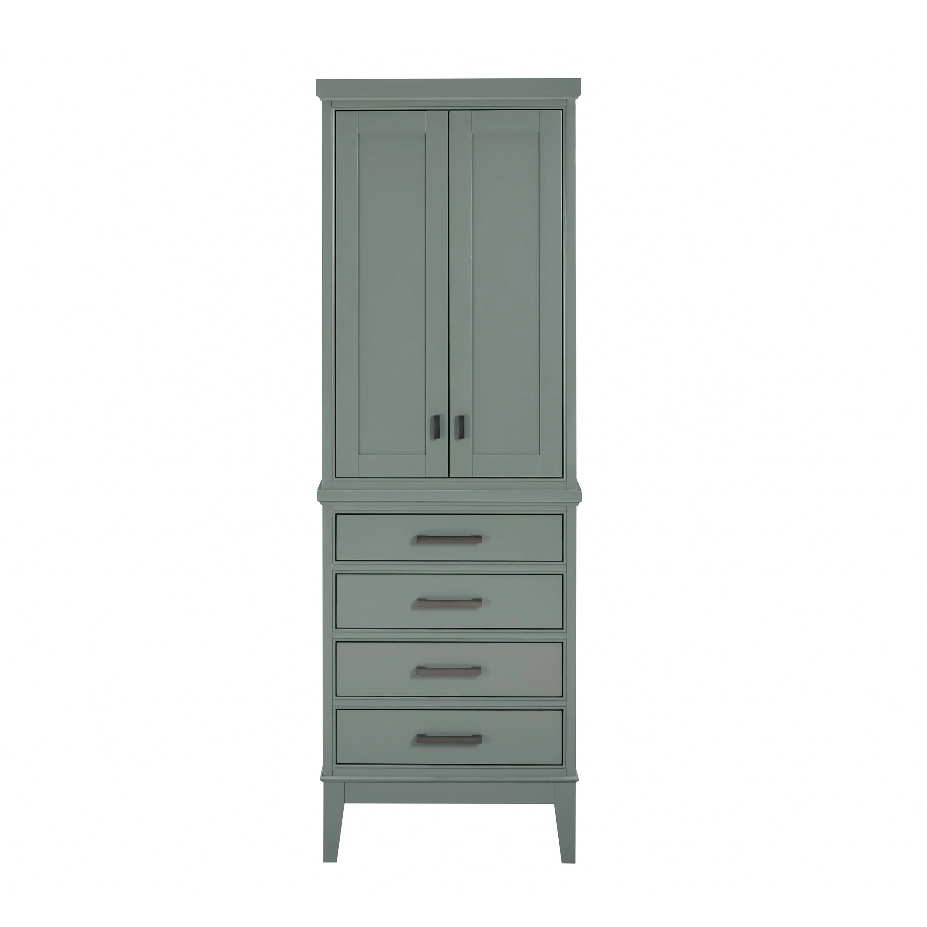 Avanity Madison 24 in. W x 16 in. D x 71.2 in. H White Bathroom Linen Cabinet - Image 7