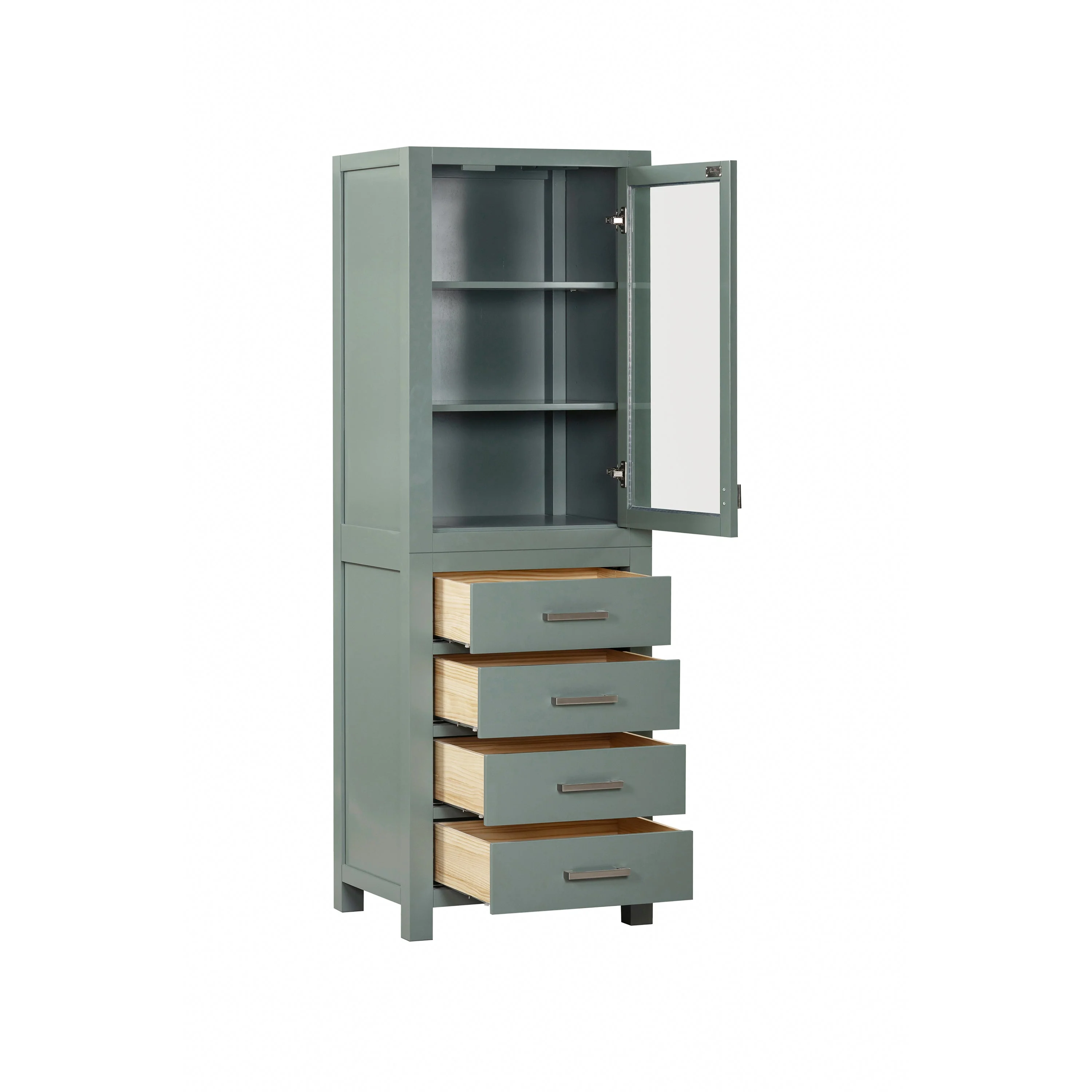 Avanity Modero 24 in. W x 20 in. D x 71.3 in. H White Linen Cabinet - Image 2