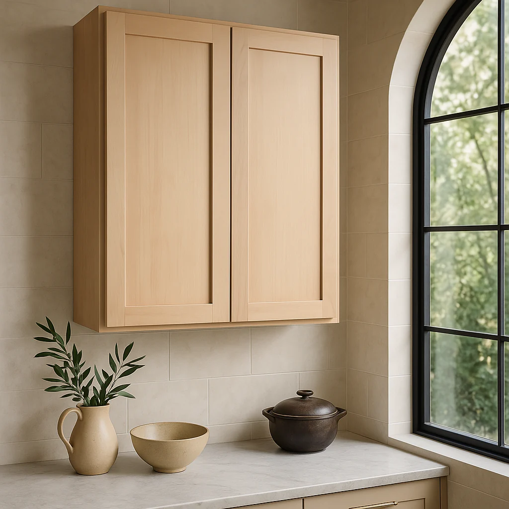 Hampton Bay 27 in. W x 12 in. D x 36 in. H Ready-to-Assemble Wall Kitchen Cabinet with CLICKREADY Technology in Unfinished Finish - Image 2
