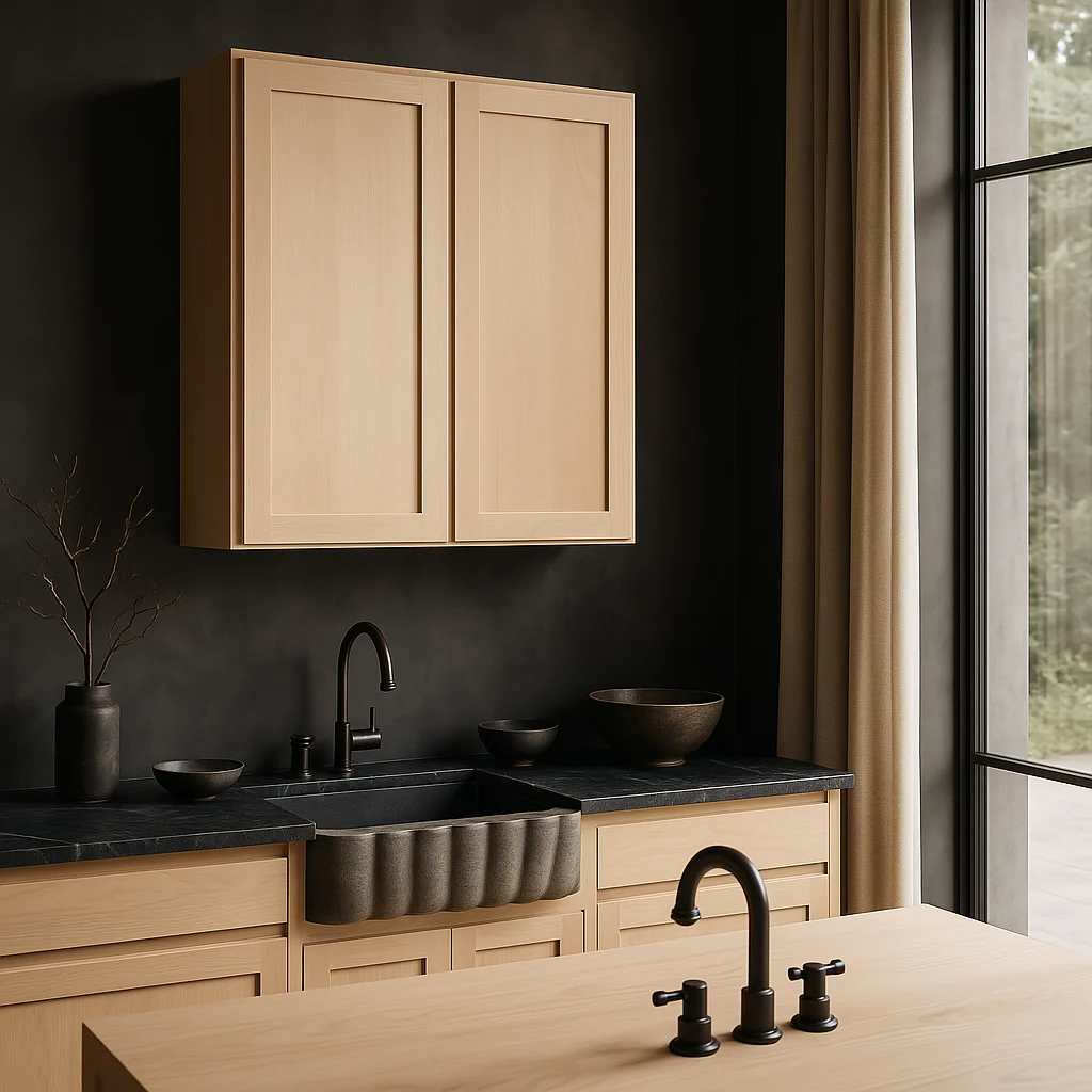 Hampton Bay 30 in. W x 12 in. D x 36 in. H Ready to Assemble Wall Kitchen Cabinet with CLICKREADY Technology - Unfinished - Image 2